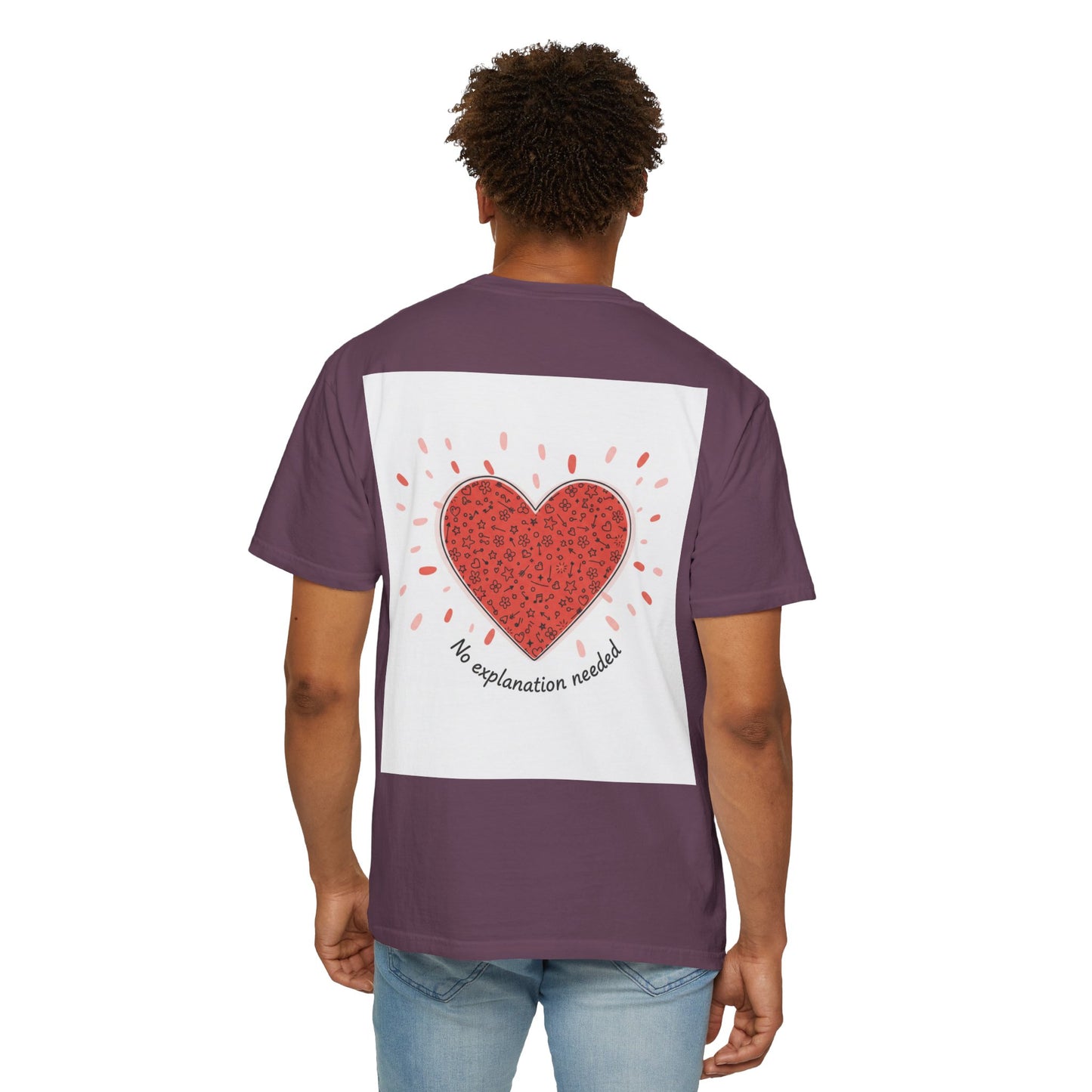 I’m Yours 120% T-Shirt — Heart Graphic “No Explanation Needed” Valentine Tee
