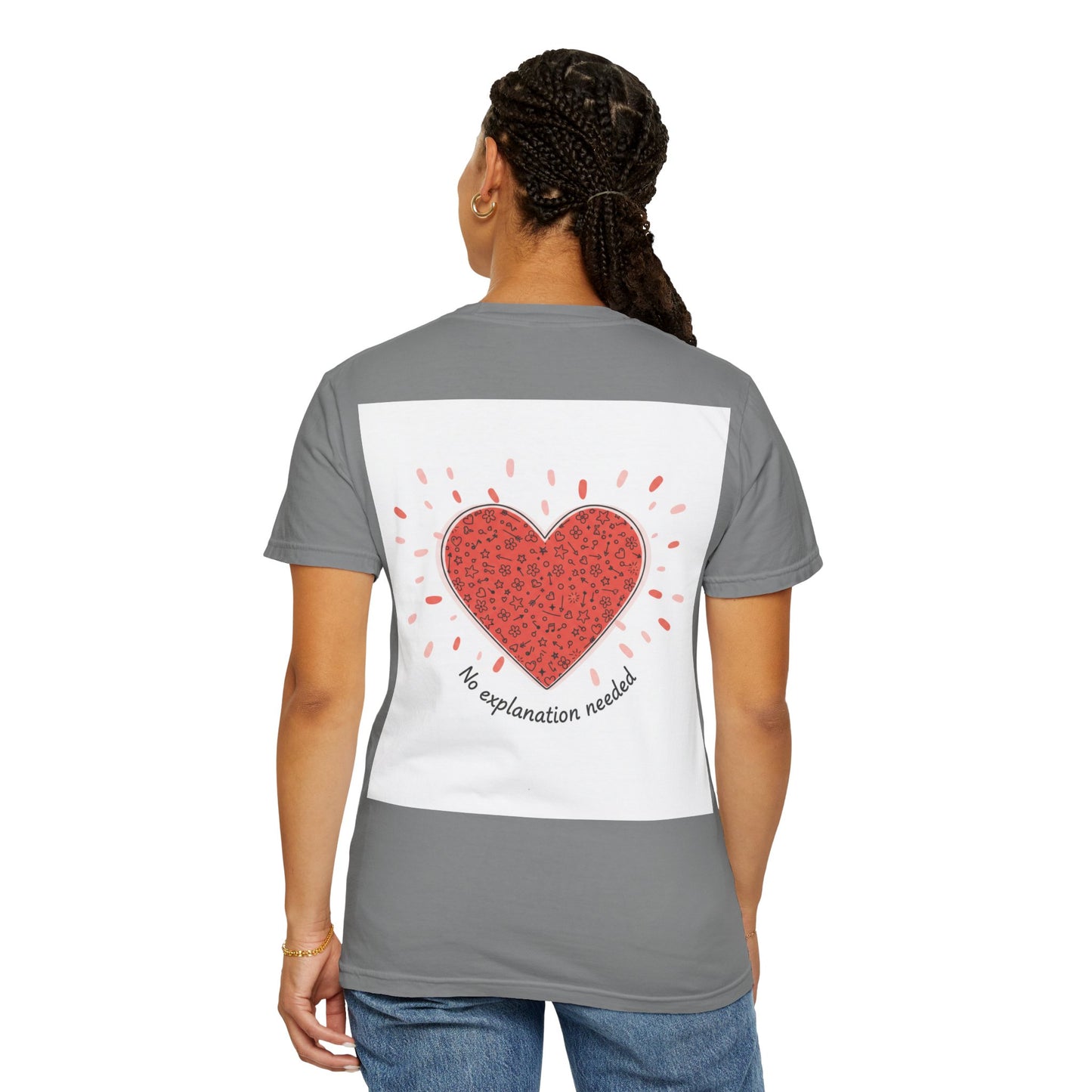 I’m Yours 120% T-Shirt — Heart Graphic “No Explanation Needed” Valentine Tee