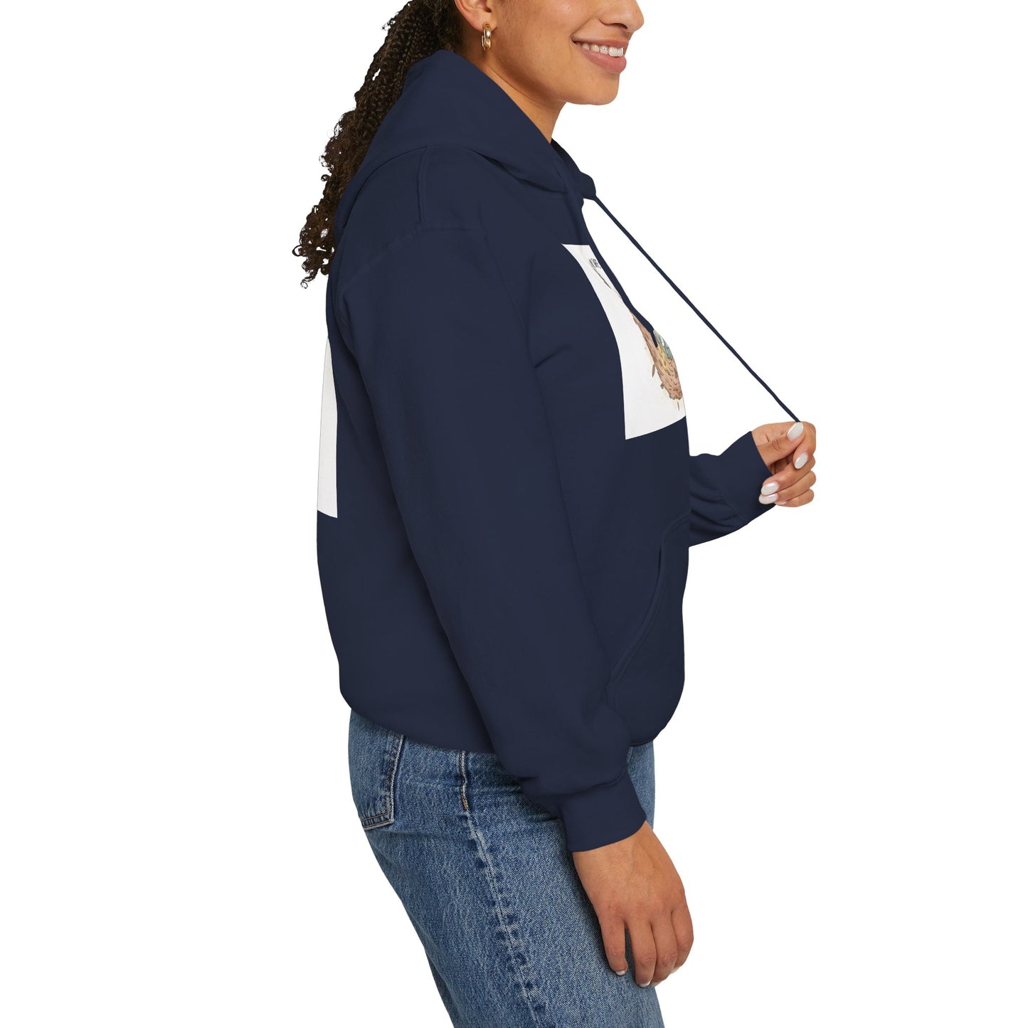 Cozy Bird Nest Hoodie — "Home Is My Safe Place" Comfort Sweatshirt