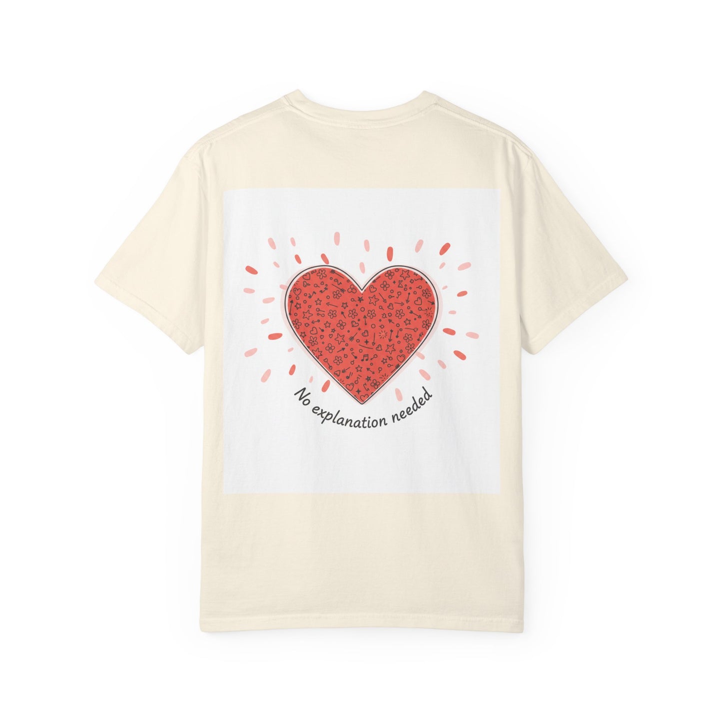 I’m Yours 120% T-Shirt — Heart Graphic “No Explanation Needed” Valentine Tee