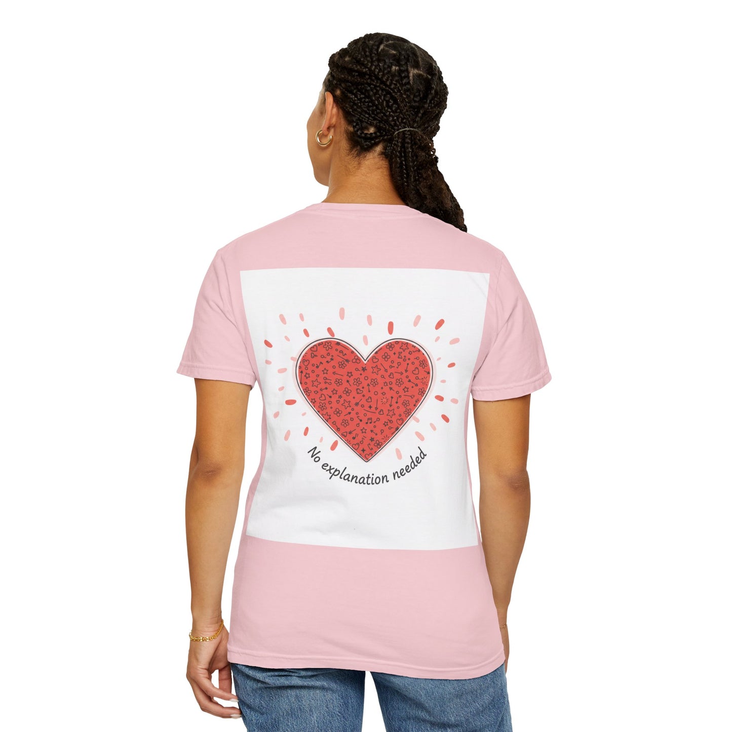 I’m Yours 120% T-Shirt — Heart Graphic “No Explanation Needed” Valentine Tee