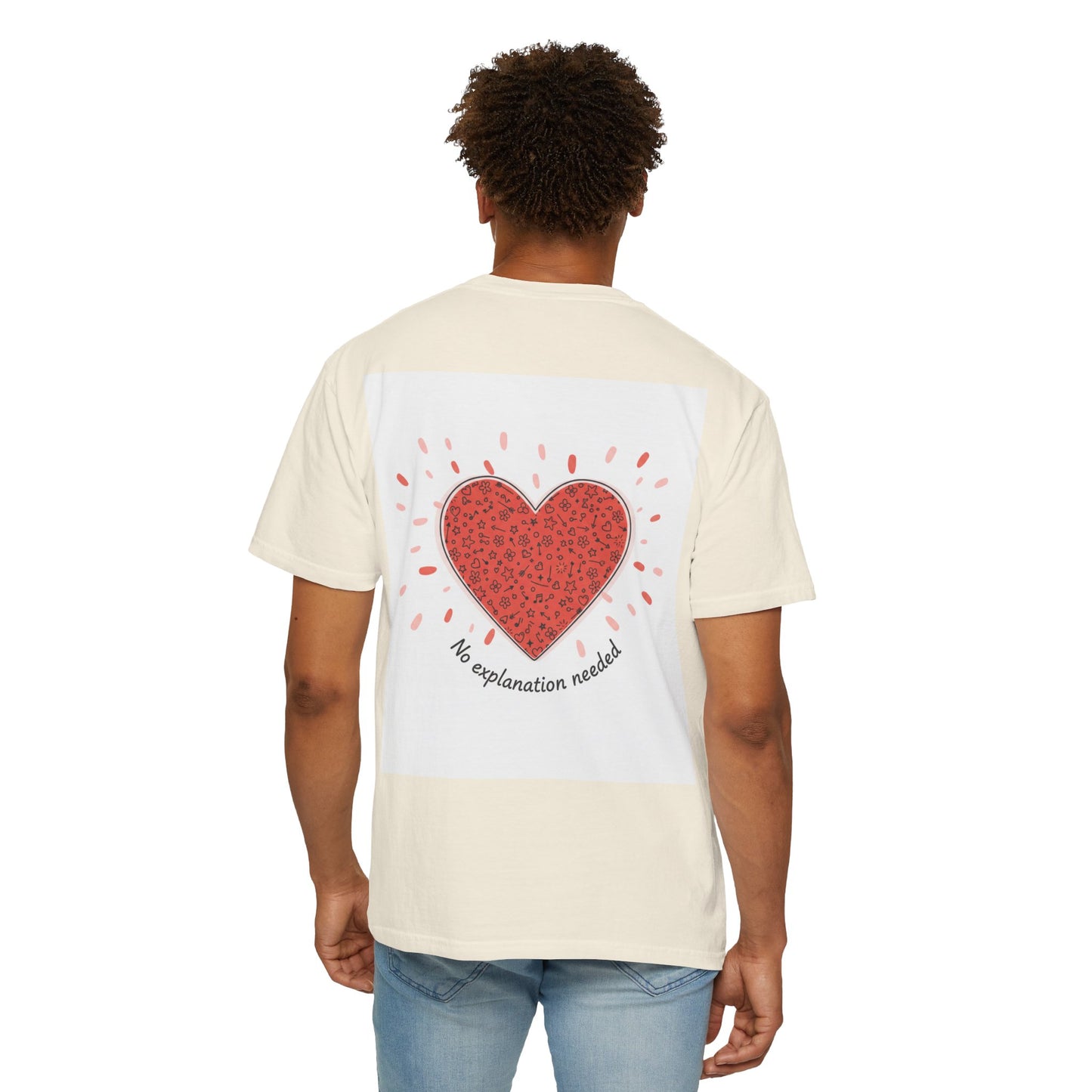 I’m Yours 120% T-Shirt — Heart Graphic “No Explanation Needed” Valentine Tee