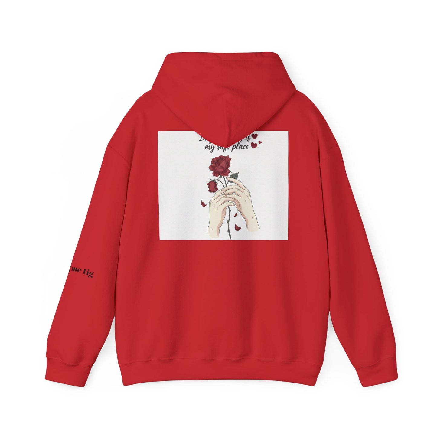 Cozy Bird Nest Hoodie — "Home Is My Safe Place" Comfort Sweatshirt
