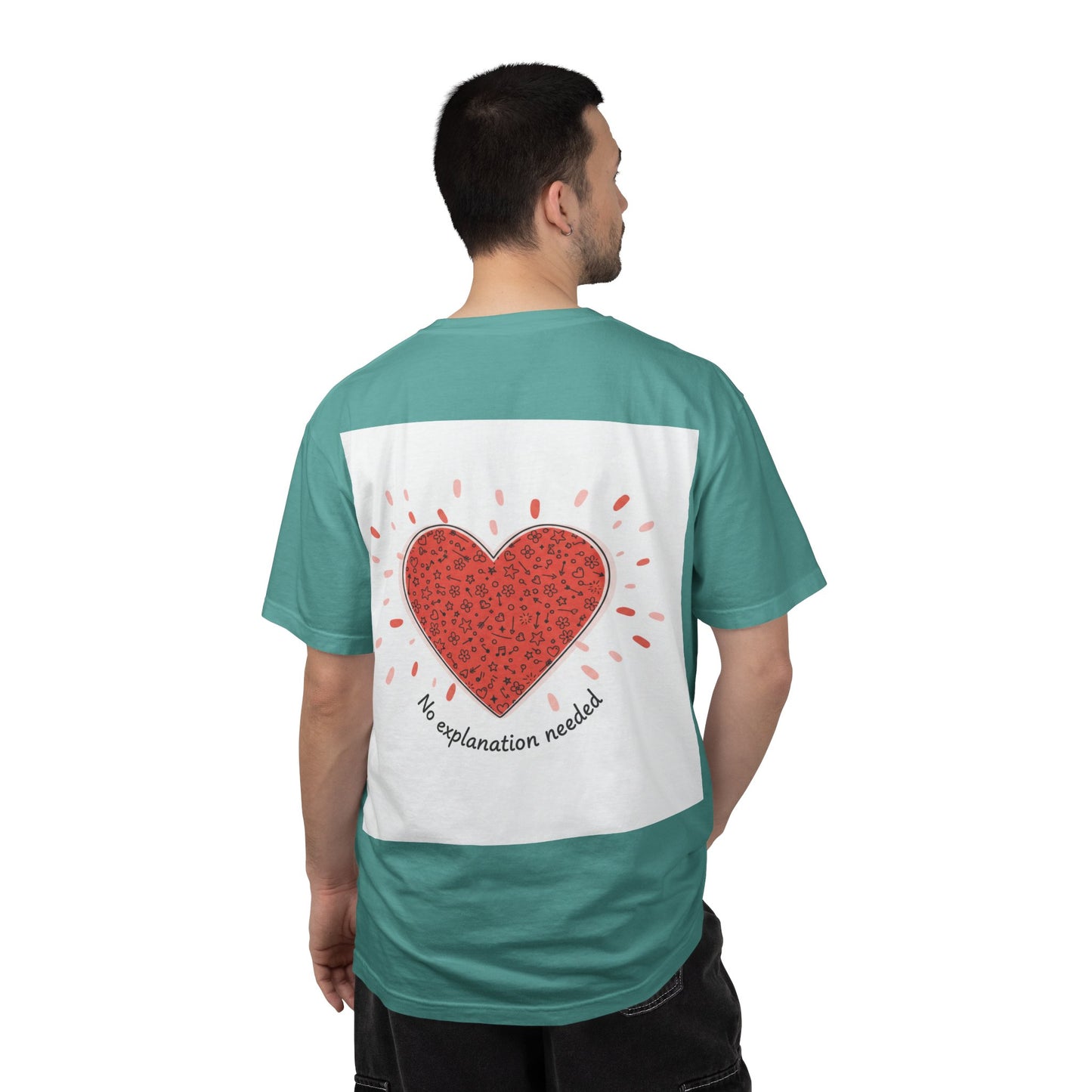 I’m Yours 120% T-Shirt — Heart Graphic “No Explanation Needed” Valentine Tee