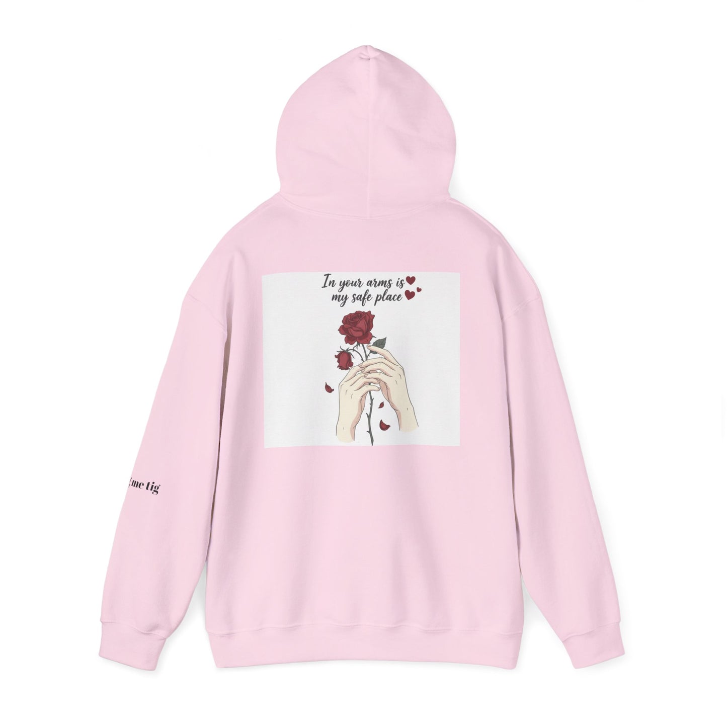 Cozy Bird Nest Hoodie — "Home Is My Safe Place" Comfort Sweatshirt