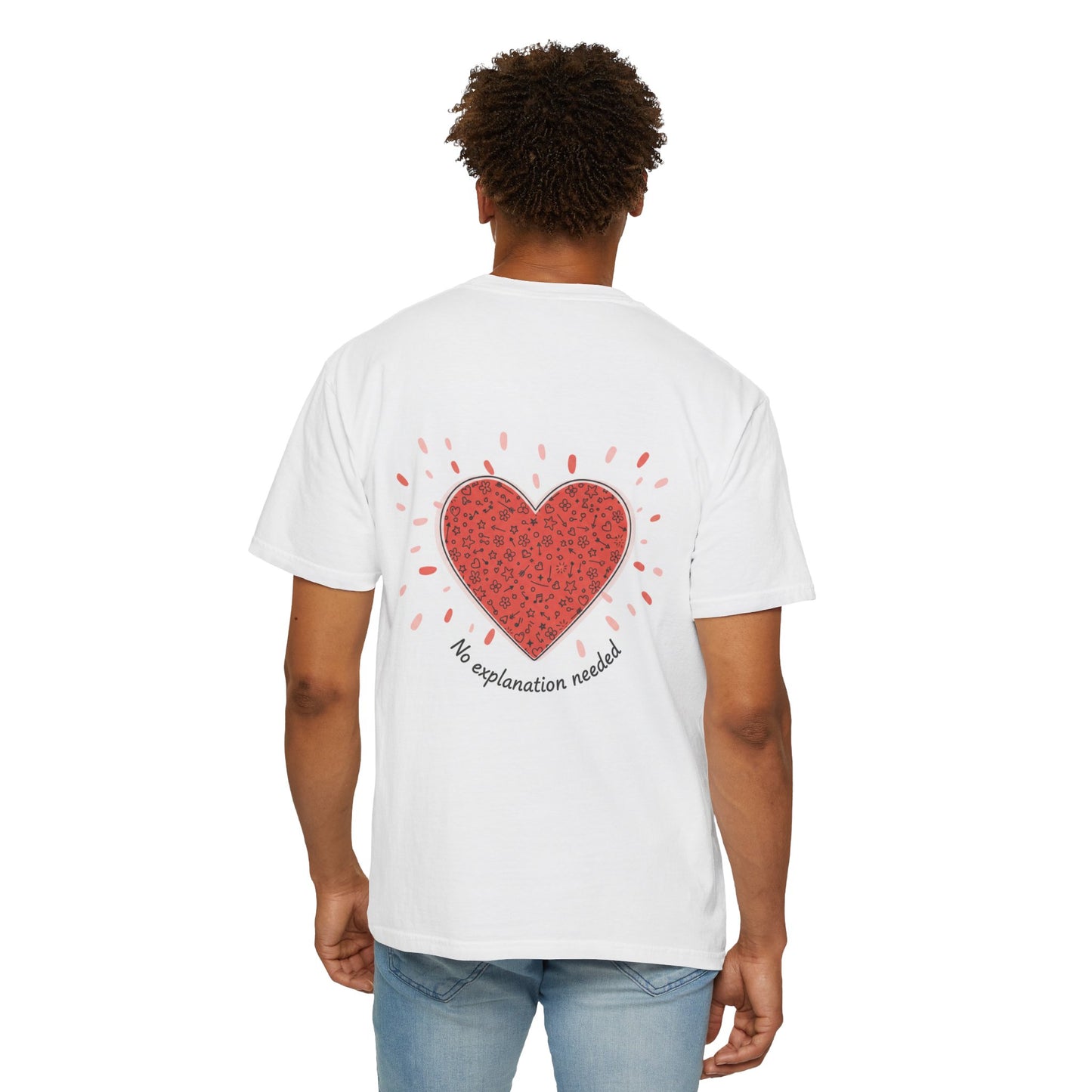 I’m Yours 120% T-Shirt — Heart Graphic “No Explanation Needed” Valentine Tee