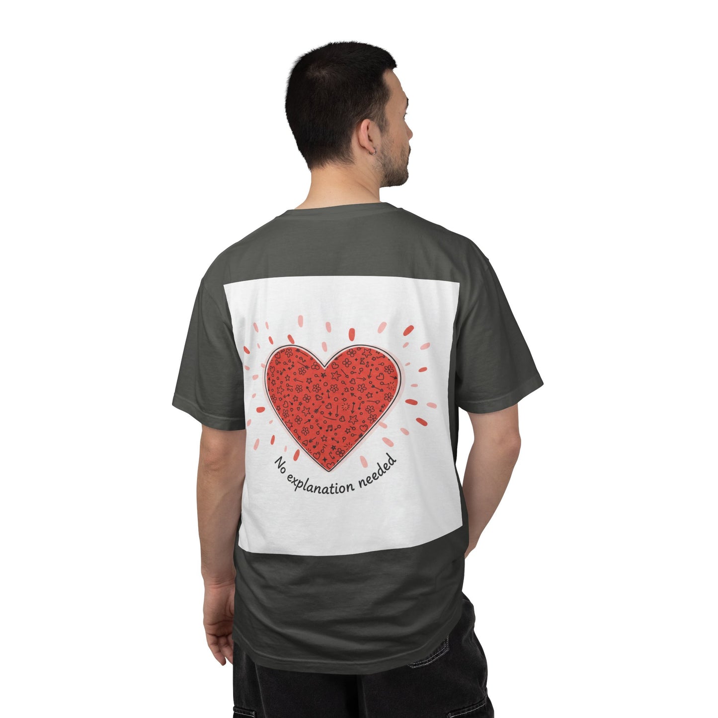 I’m Yours 120% T-Shirt — Heart Graphic “No Explanation Needed” Valentine Tee