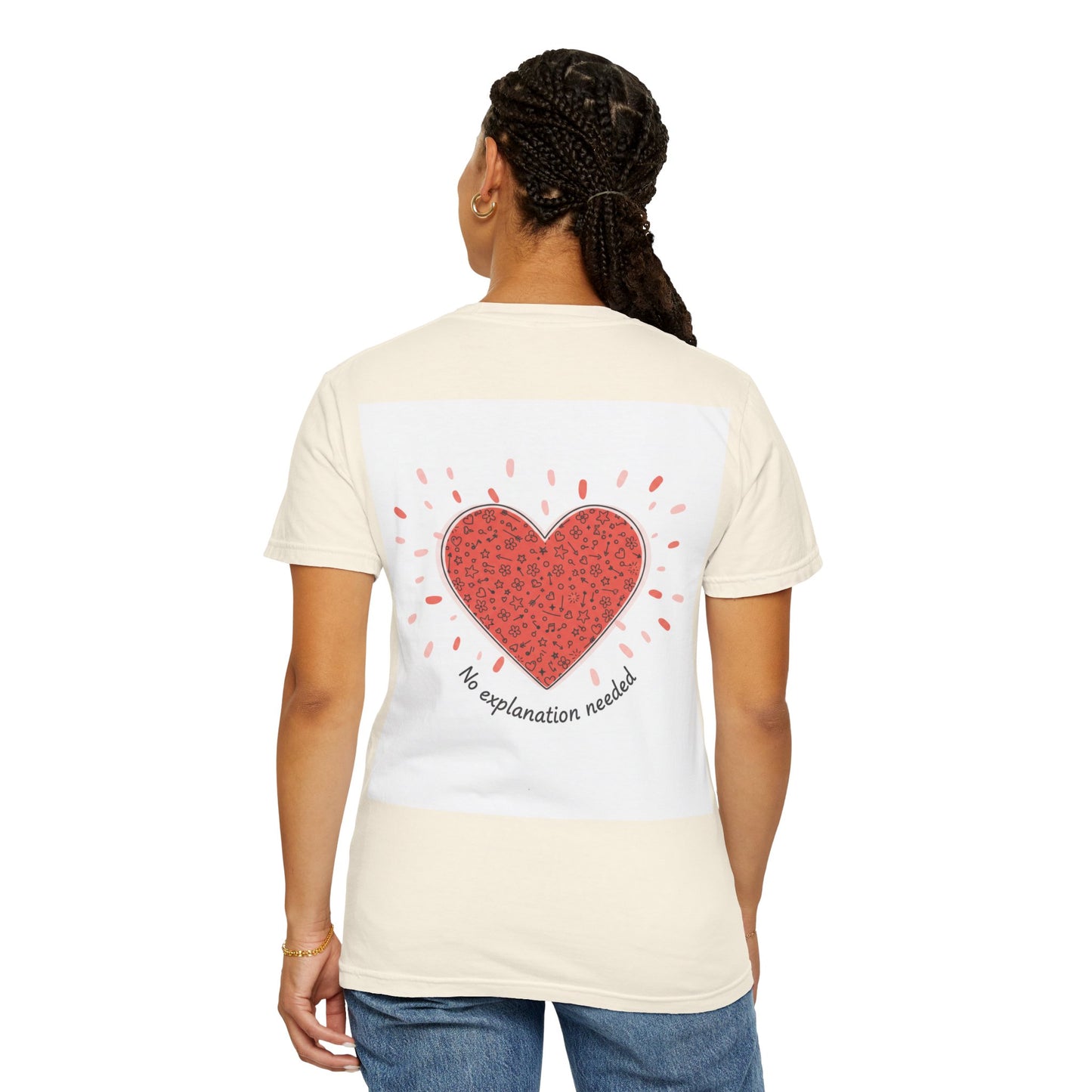 I’m Yours 120% T-Shirt — Heart Graphic “No Explanation Needed” Valentine Tee