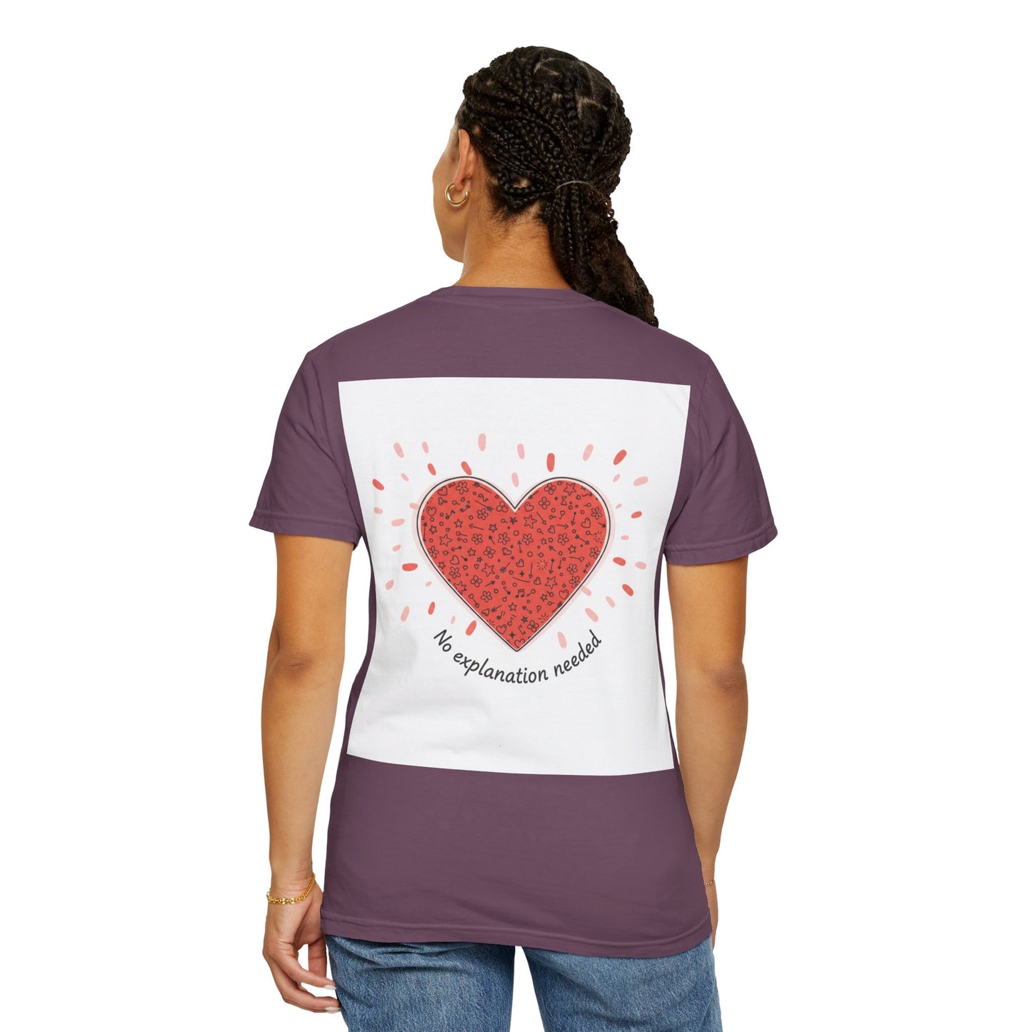 I’m Yours 120% T-Shirt — Heart Graphic “No Explanation Needed” Valentine Tee