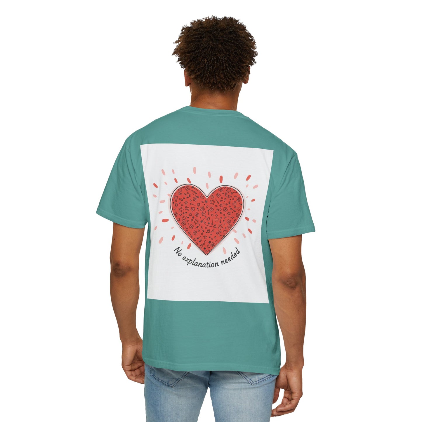 I’m Yours 120% T-Shirt — Heart Graphic “No Explanation Needed” Valentine Tee