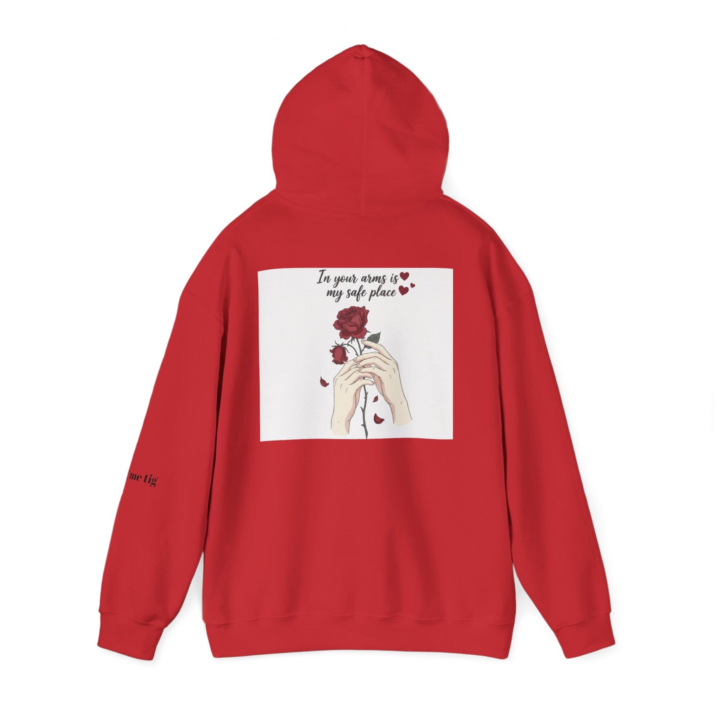 Cozy Bird Nest Hoodie — "Home Is My Safe Place" Comfort Sweatshirt