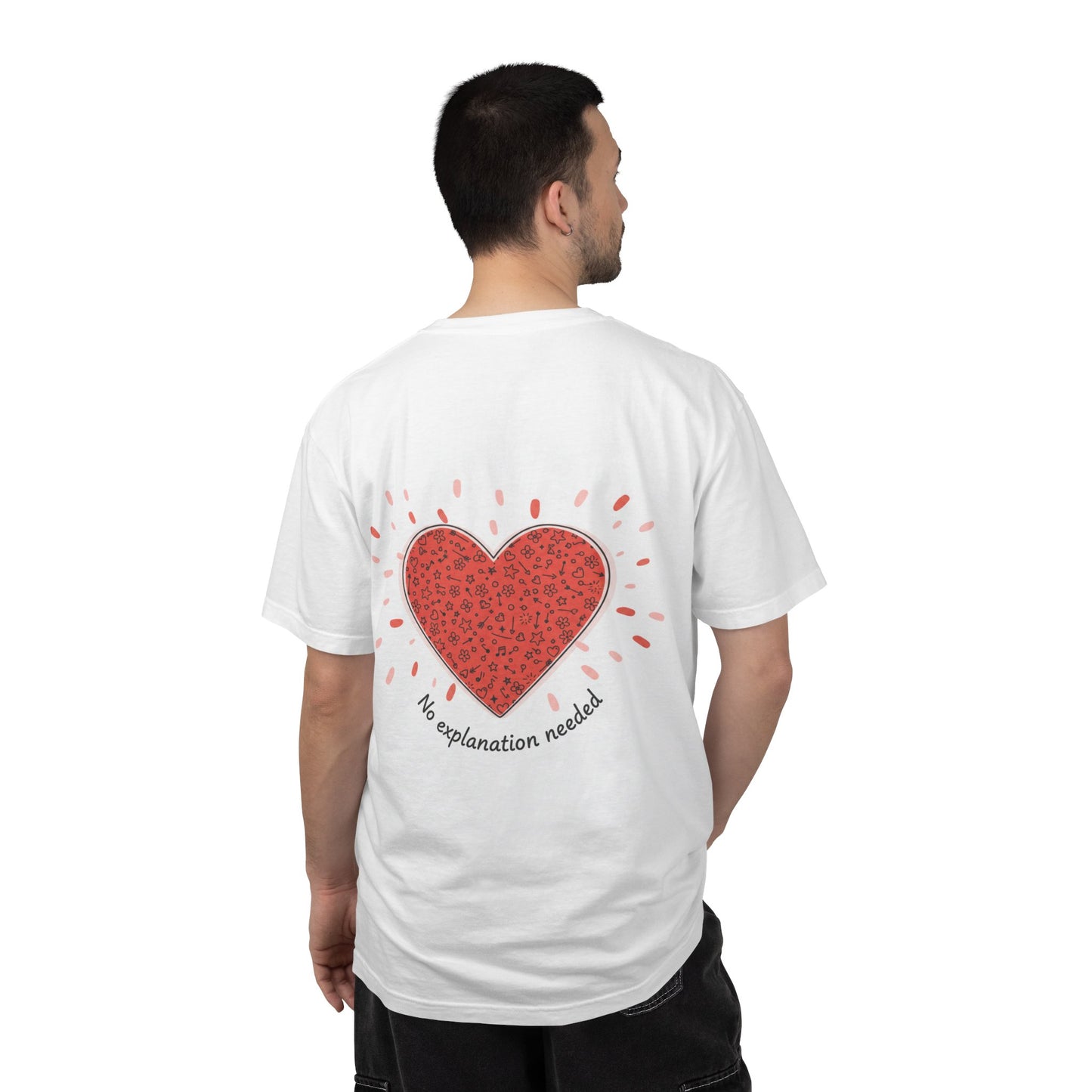 I’m Yours 120% T-Shirt — Heart Graphic “No Explanation Needed” Valentine Tee
