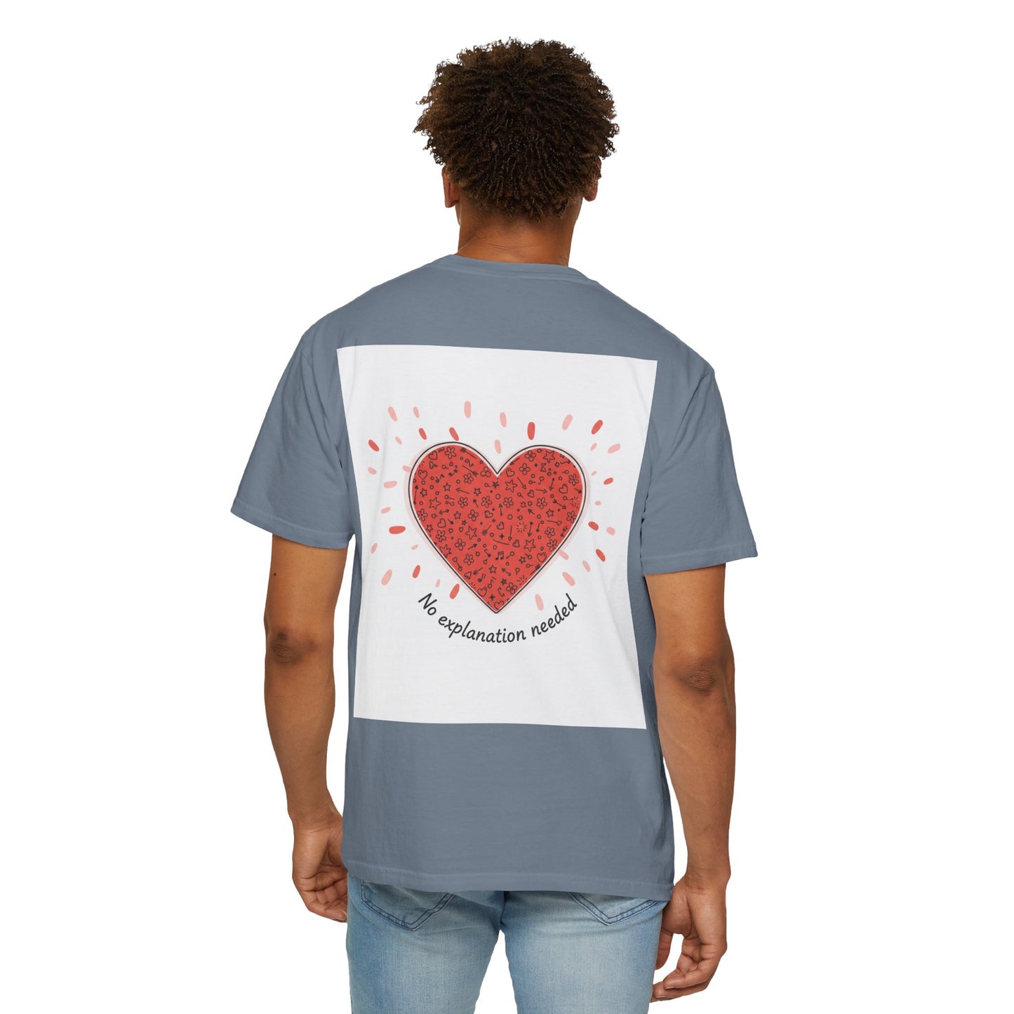 I’m Yours 120% T-Shirt — Heart Graphic “No Explanation Needed” Valentine Tee