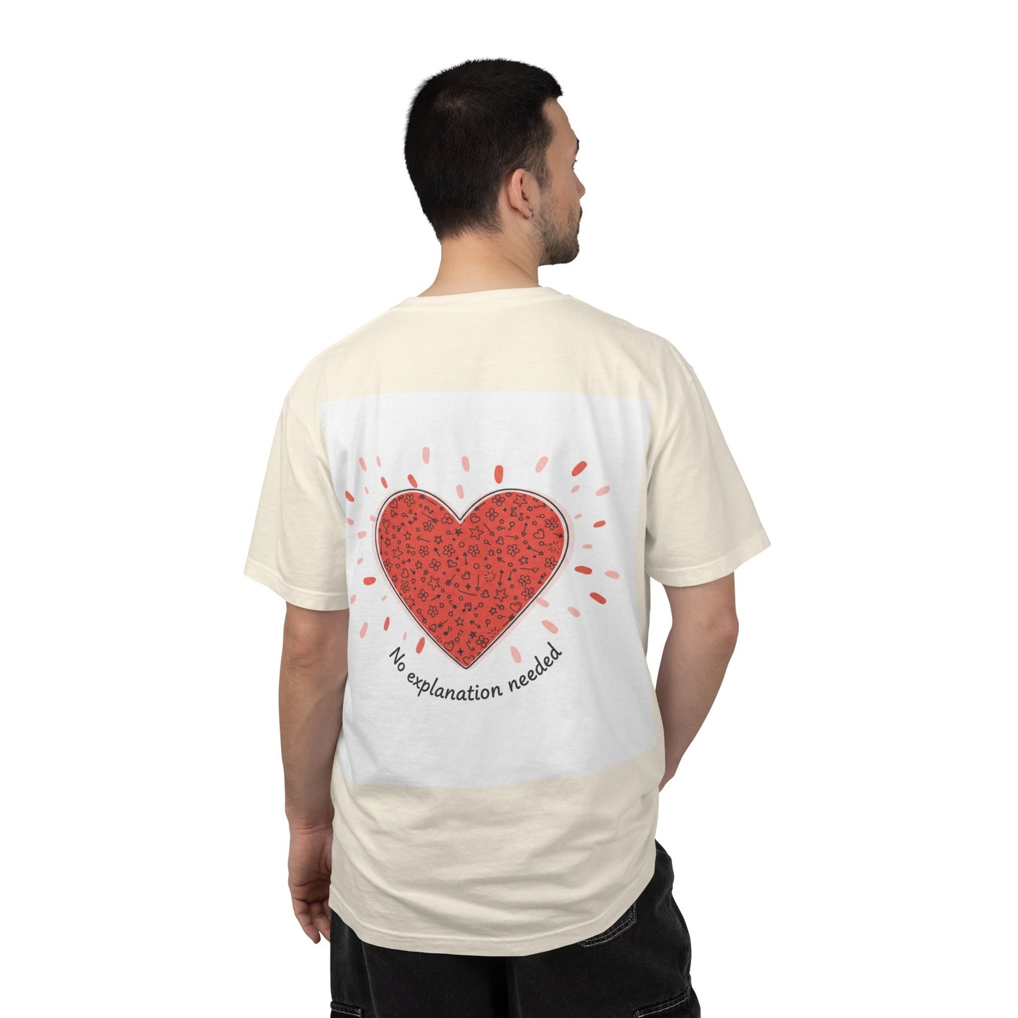 I’m Yours 120% T-Shirt — Heart Graphic “No Explanation Needed” Valentine Tee