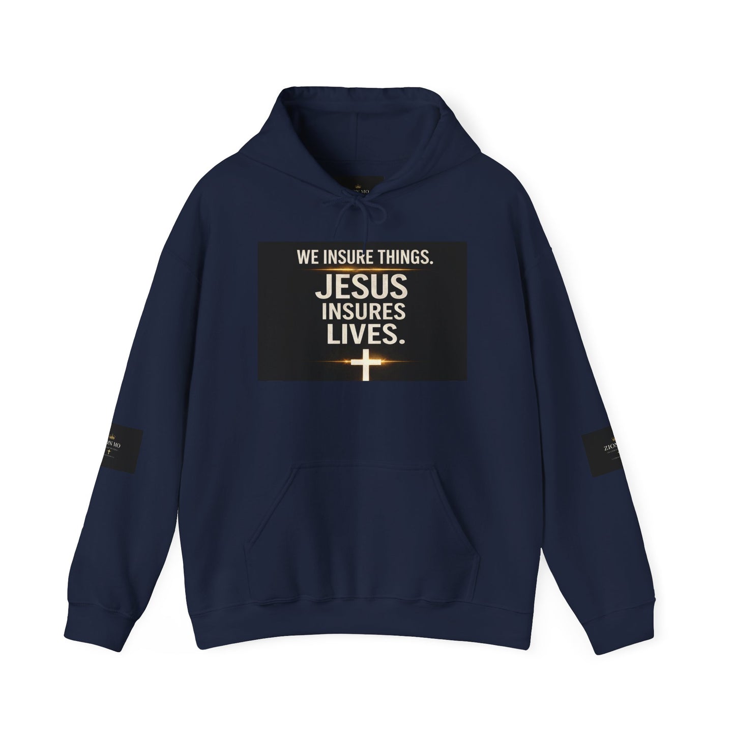 Jesus Insures Lives hoodie | Christian faith sweatshirt, be good back print