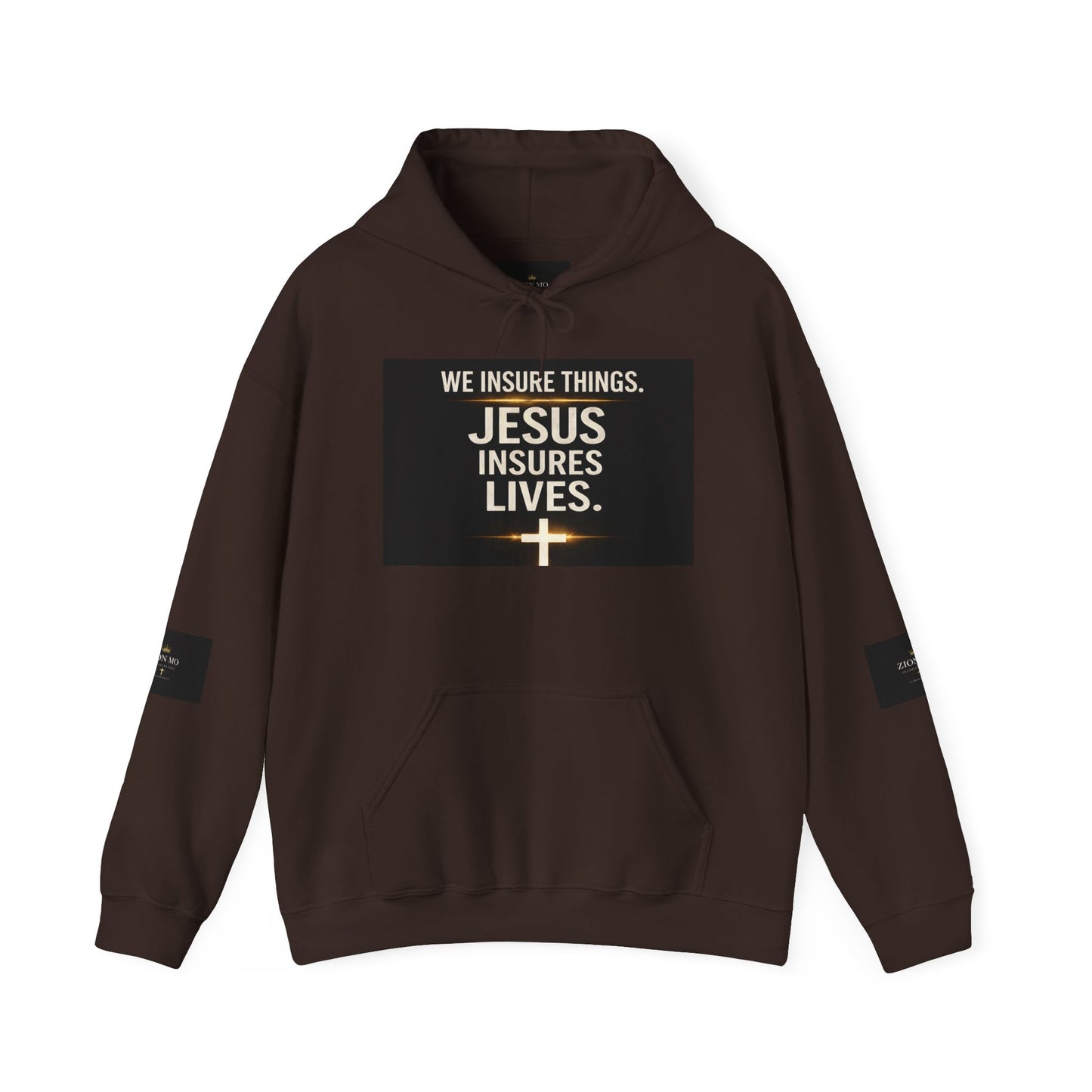 Jesus Insures Lives hoodie | Christian faith sweatshirt, be good back print