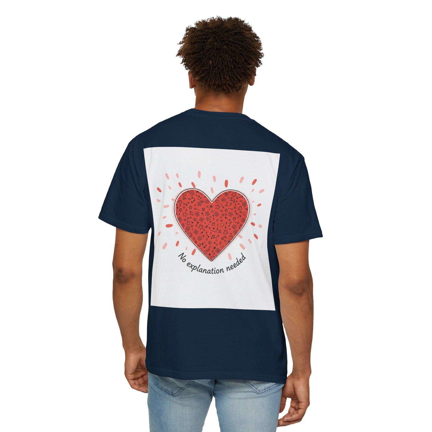 I’m Yours 120% T-Shirt — Heart Graphic “No Explanation Needed” Valentine Tee