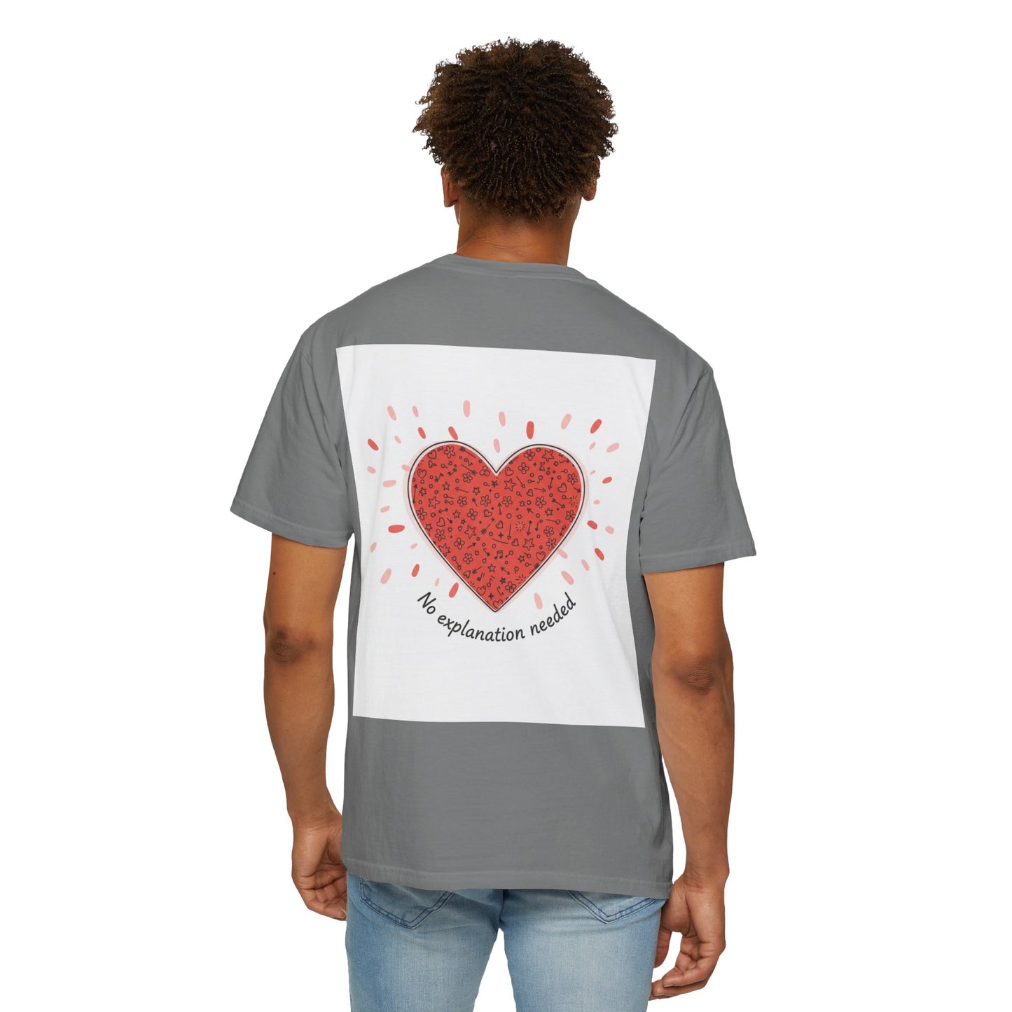 I’m Yours 120% T-Shirt — Heart Graphic “No Explanation Needed” Valentine Tee