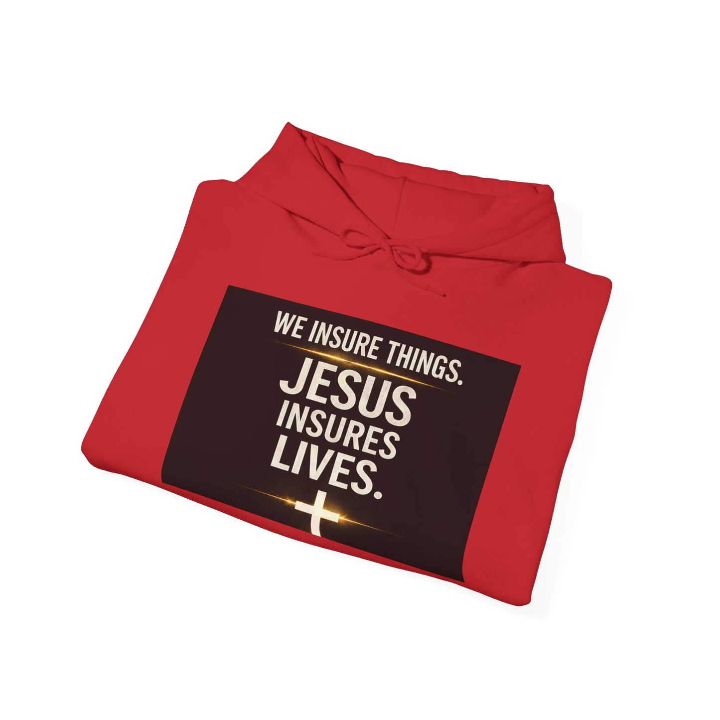 Jesus Insures Lives hoodie | Christian faith sweatshirt, be good back print