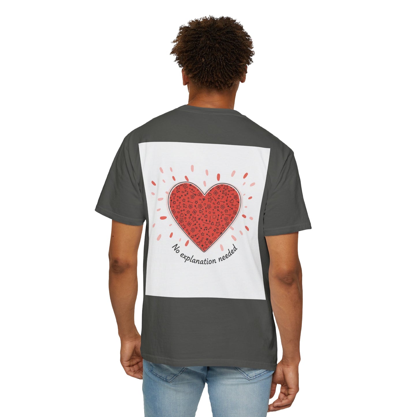 I’m Yours 120% T-Shirt — Heart Graphic “No Explanation Needed” Valentine Tee
