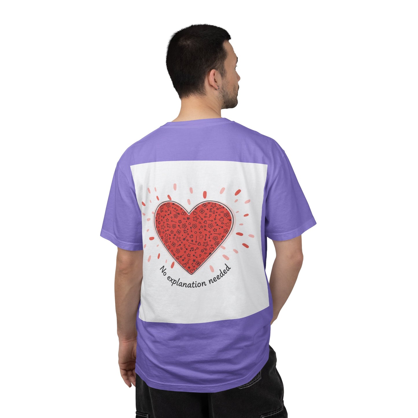 I’m Yours 120% T-Shirt — Heart Graphic “No Explanation Needed” Valentine Tee