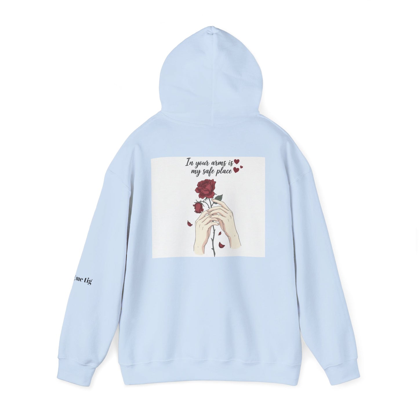 Cozy Bird Nest Hoodie — "Home Is My Safe Place" Comfort Sweatshirt