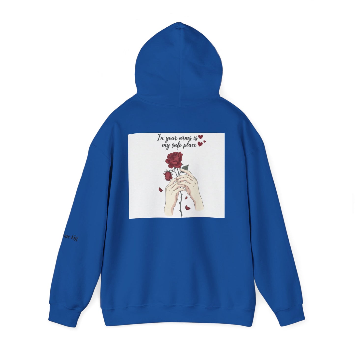 Cozy Bird Nest Hoodie — "Home Is My Safe Place" Comfort Sweatshirt