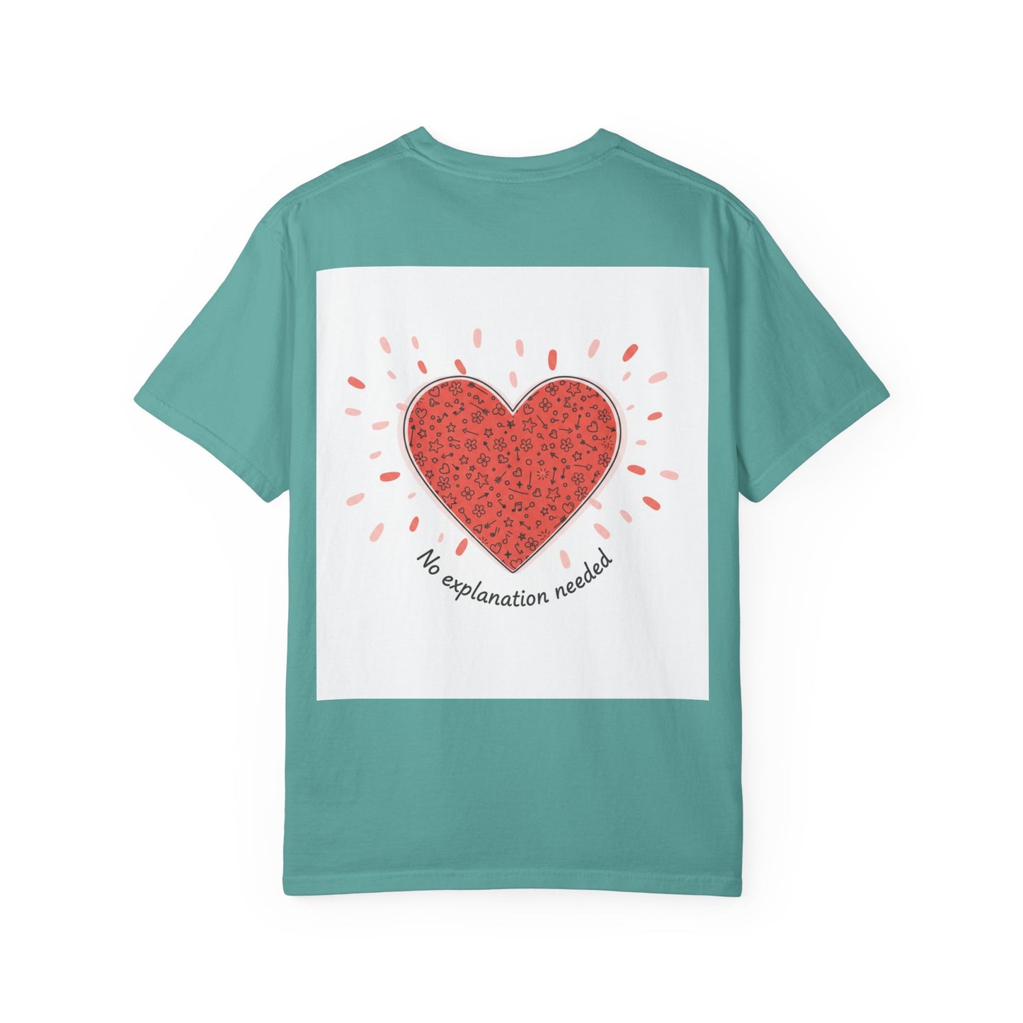 I’m Yours 120% T-Shirt — Heart Graphic “No Explanation Needed” Valentine Tee