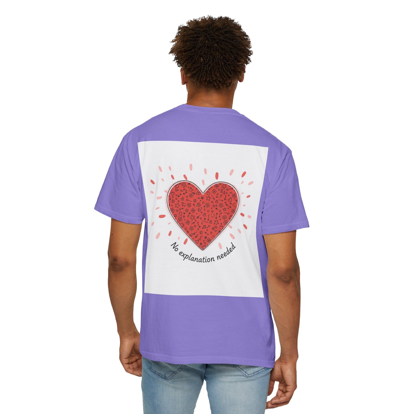 I’m Yours 120% T-Shirt — Heart Graphic “No Explanation Needed” Valentine Tee