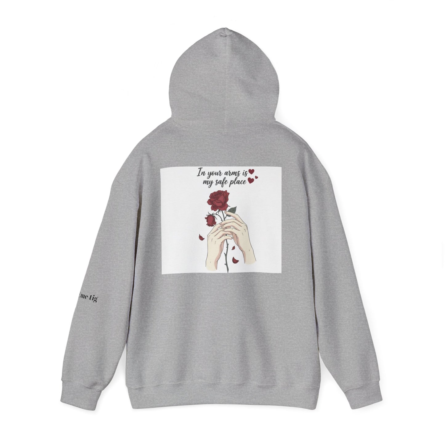 Cozy Bird Nest Hoodie — "Home Is My Safe Place" Comfort Sweatshirt