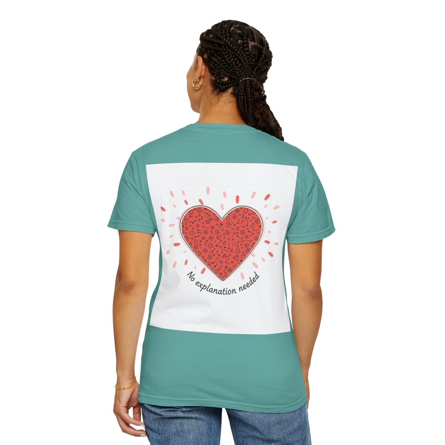 I’m Yours 120% T-Shirt — Heart Graphic “No Explanation Needed” Valentine Tee