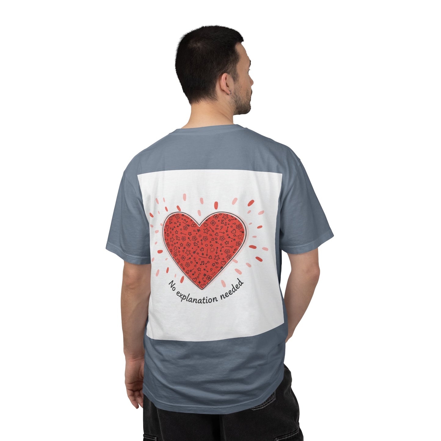 I’m Yours 120% T-Shirt — Heart Graphic “No Explanation Needed” Valentine Tee