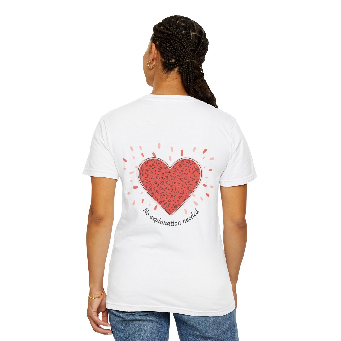 I’m Yours 120% T-Shirt — Heart Graphic “No Explanation Needed” Valentine Tee