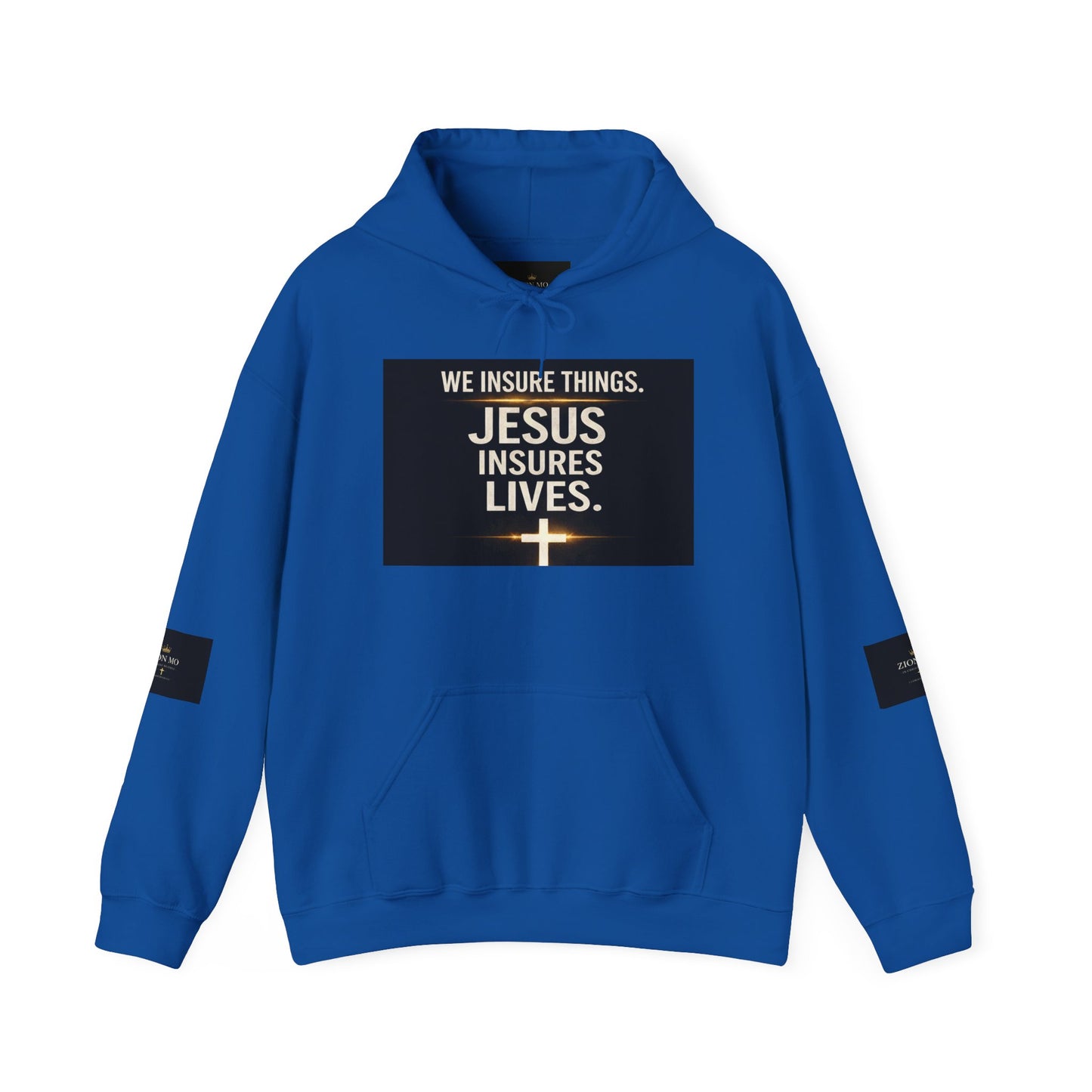 Jesus Insures Lives hoodie | Christian faith sweatshirt, be good back print