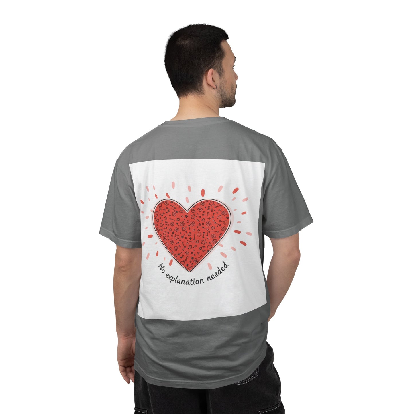 I’m Yours 120% T-Shirt — Heart Graphic “No Explanation Needed” Valentine Tee