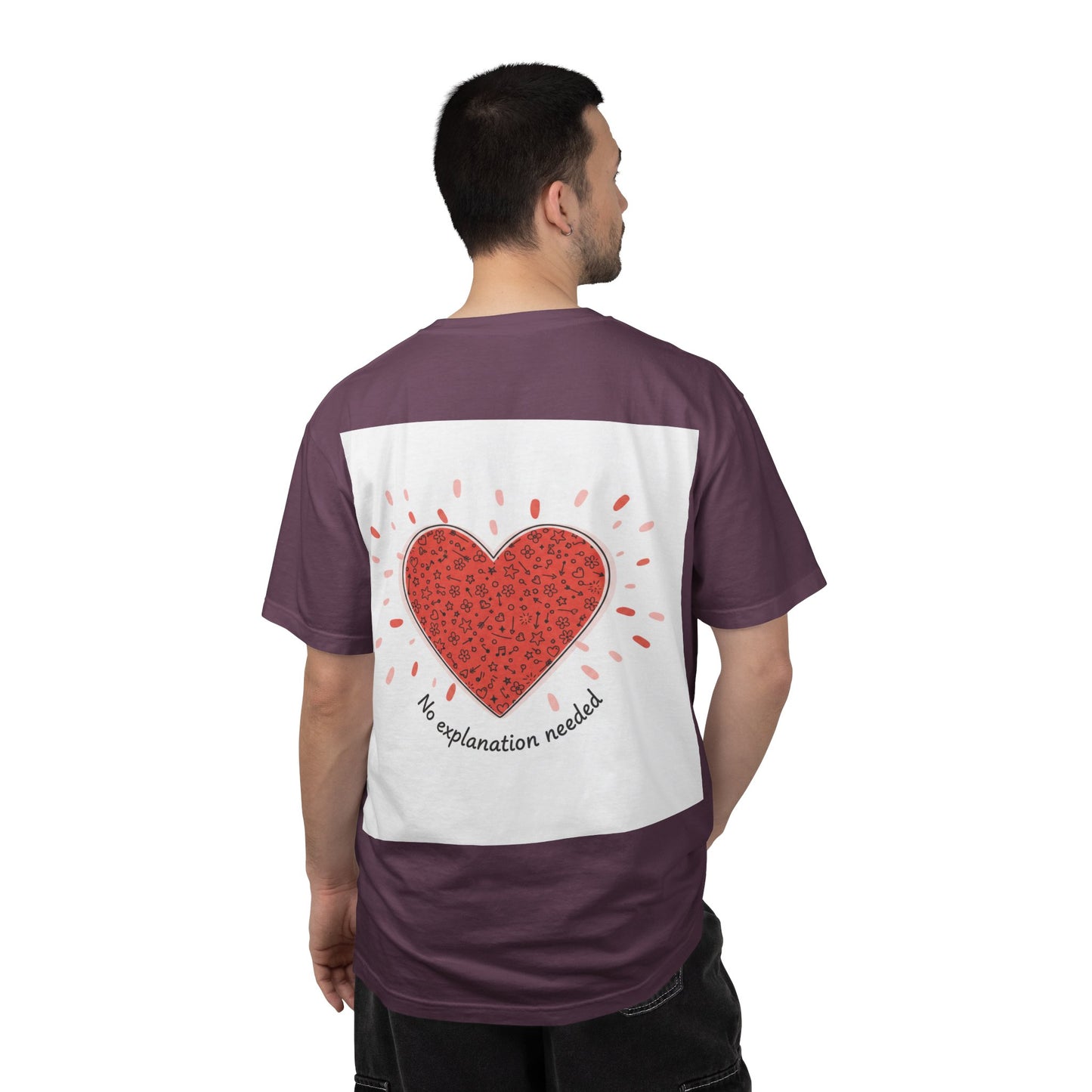 I’m Yours 120% T-Shirt — Heart Graphic “No Explanation Needed” Valentine Tee
