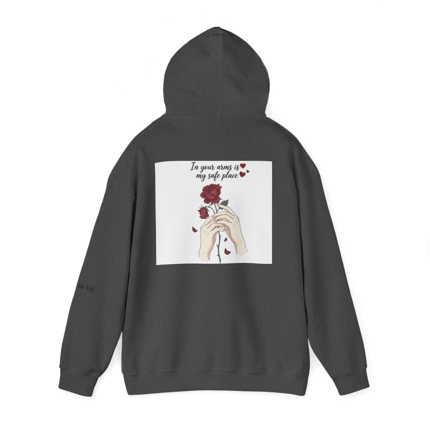 Cozy Bird Nest Hoodie — "Home Is My Safe Place" Comfort Sweatshirt