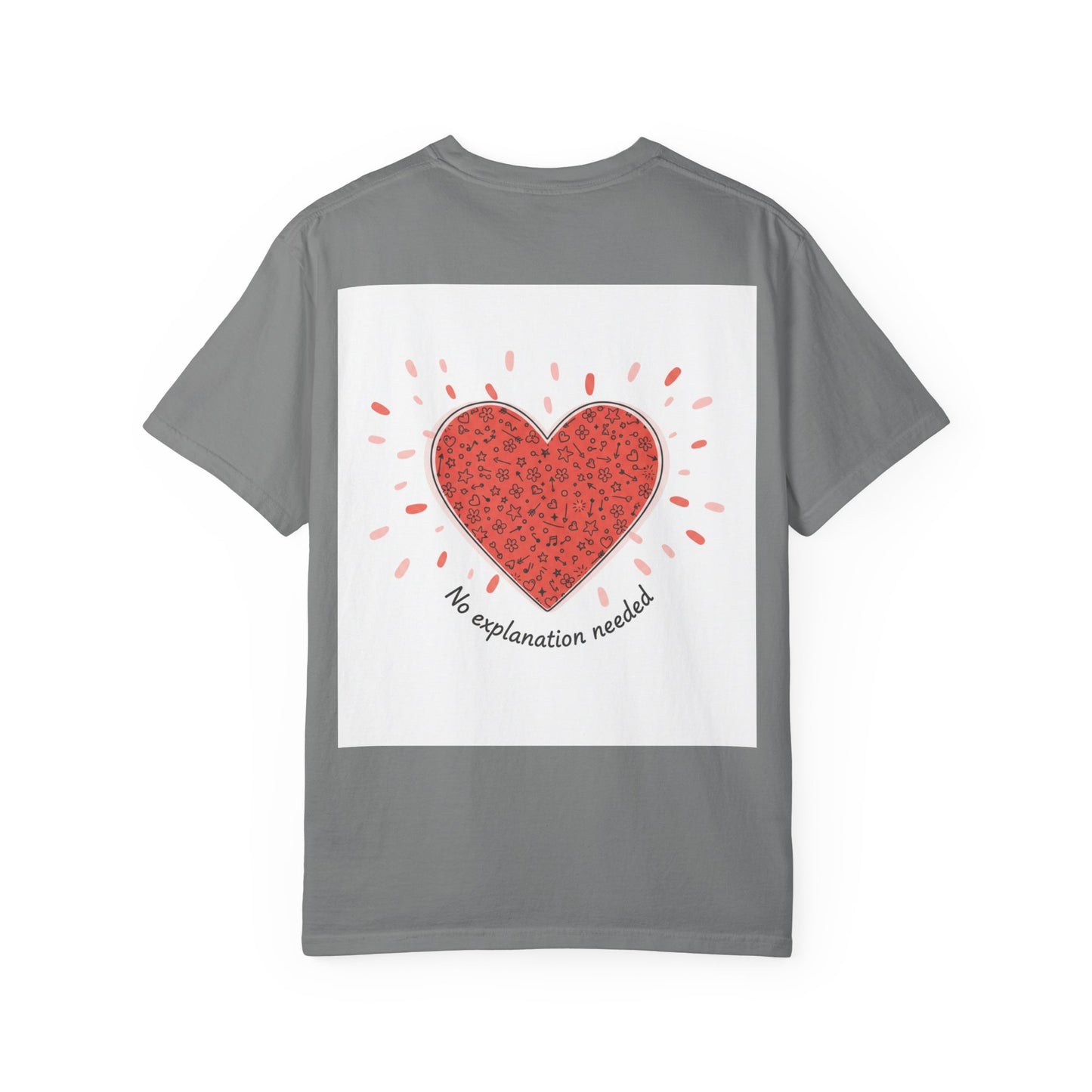 I’m Yours 120% T-Shirt — Heart Graphic “No Explanation Needed” Valentine Tee