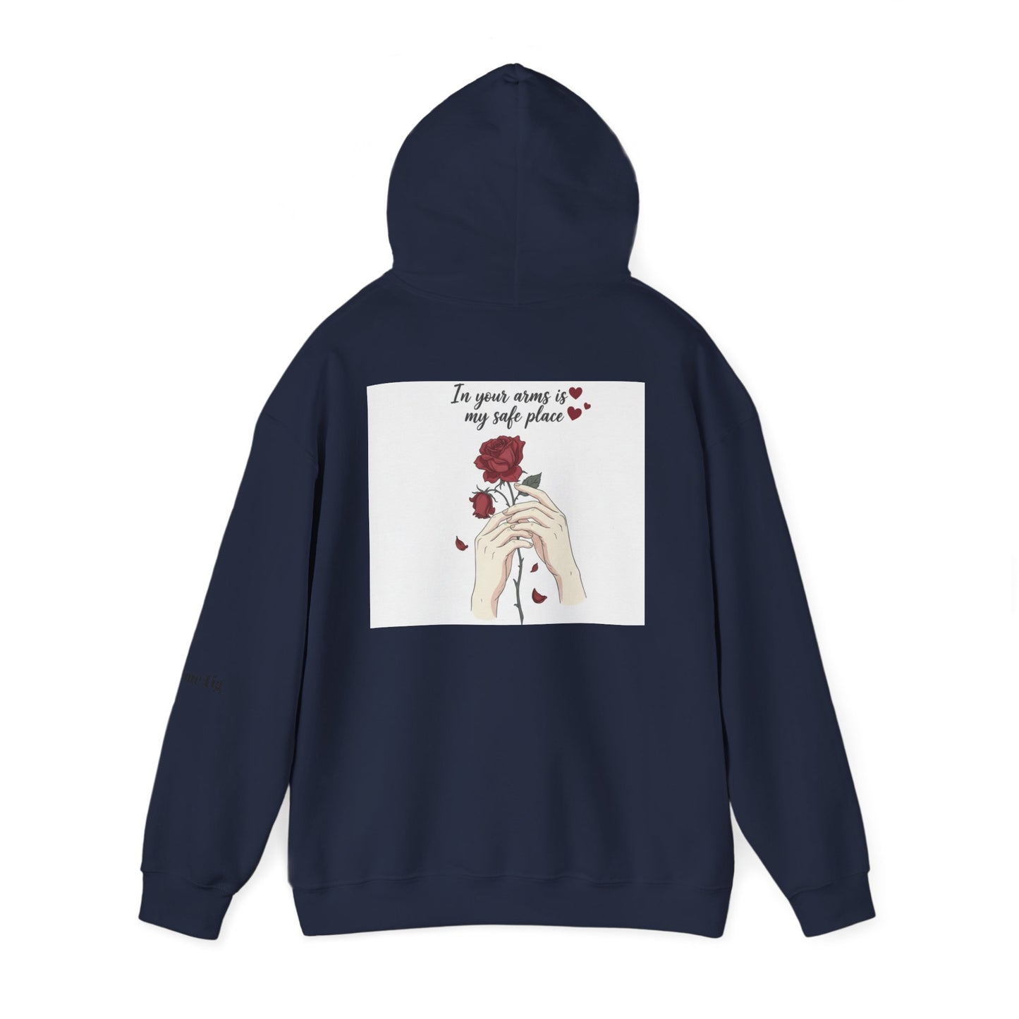 Cozy Bird Nest Hoodie — "Home Is My Safe Place" Comfort Sweatshirt