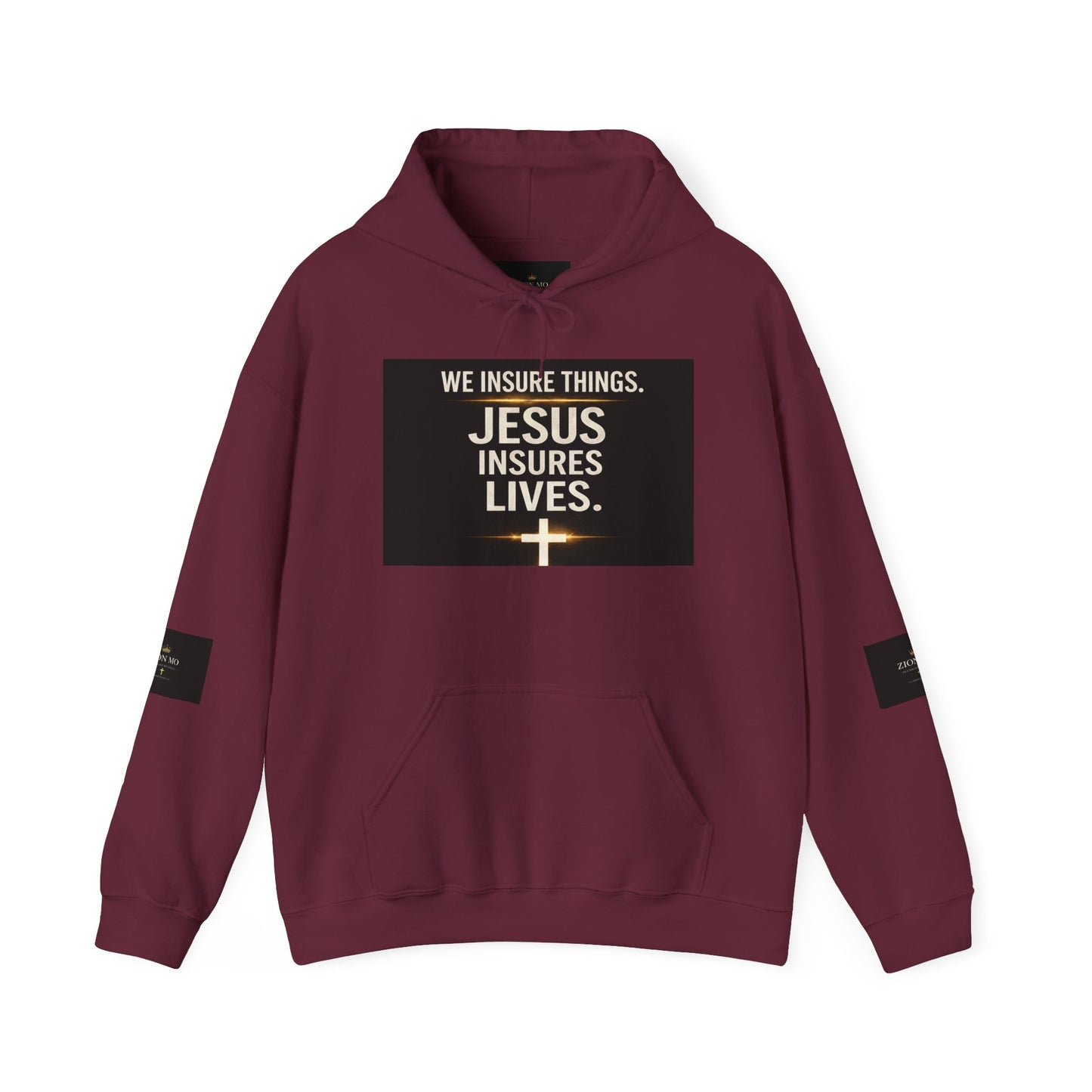 Jesus Insures Lives hoodie | Christian faith sweatshirt, be good back print