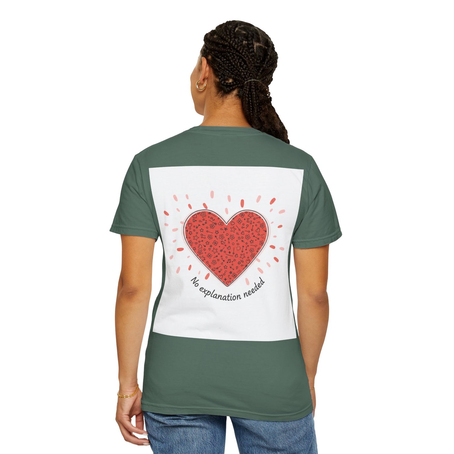 I’m Yours 120% T-Shirt — Heart Graphic “No Explanation Needed” Valentine Tee