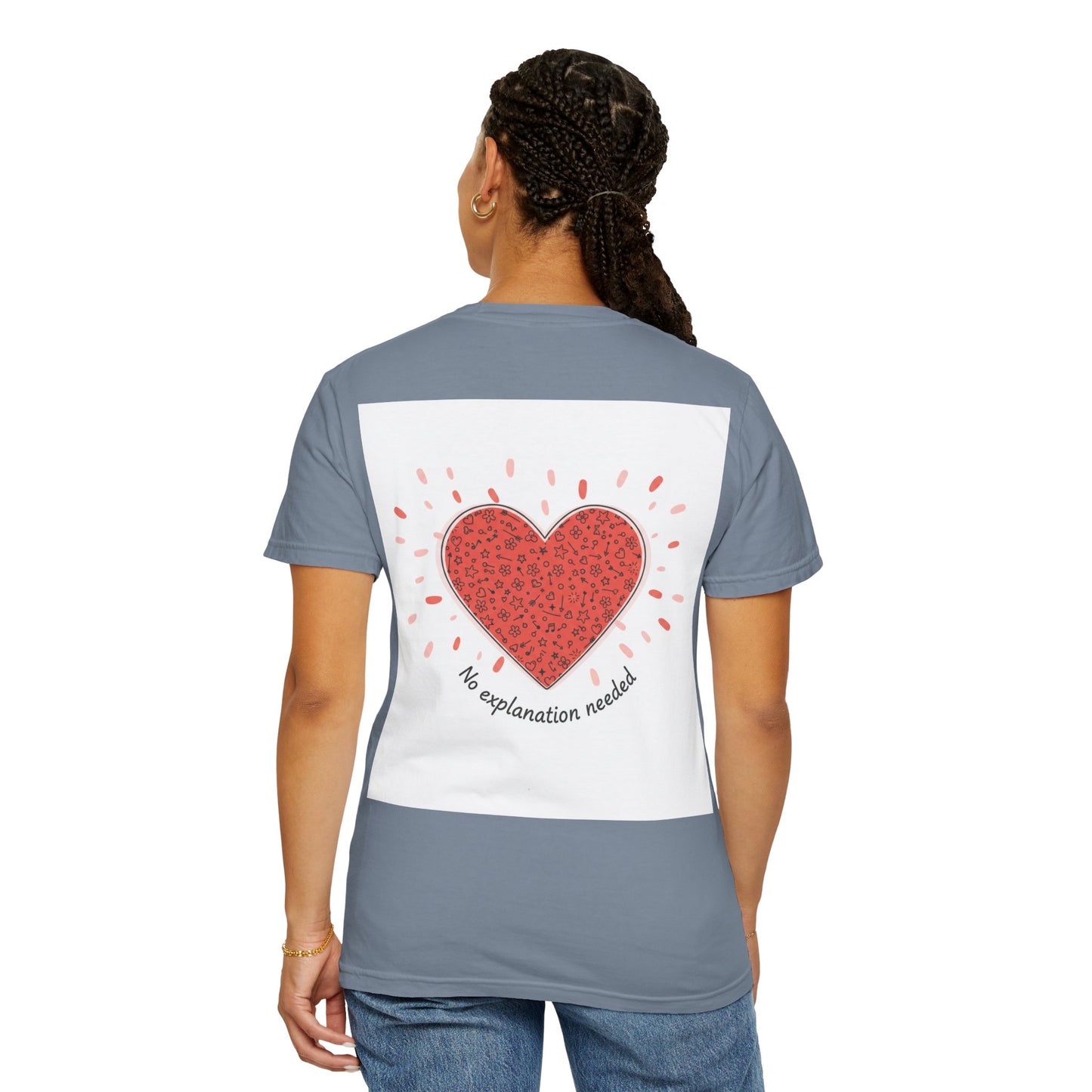 I’m Yours 120% T-Shirt — Heart Graphic “No Explanation Needed” Valentine Tee