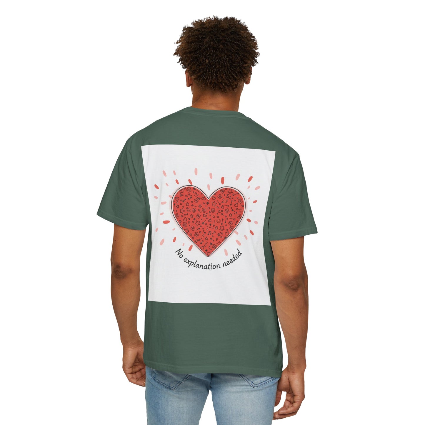 I’m Yours 120% T-Shirt — Heart Graphic “No Explanation Needed” Valentine Tee