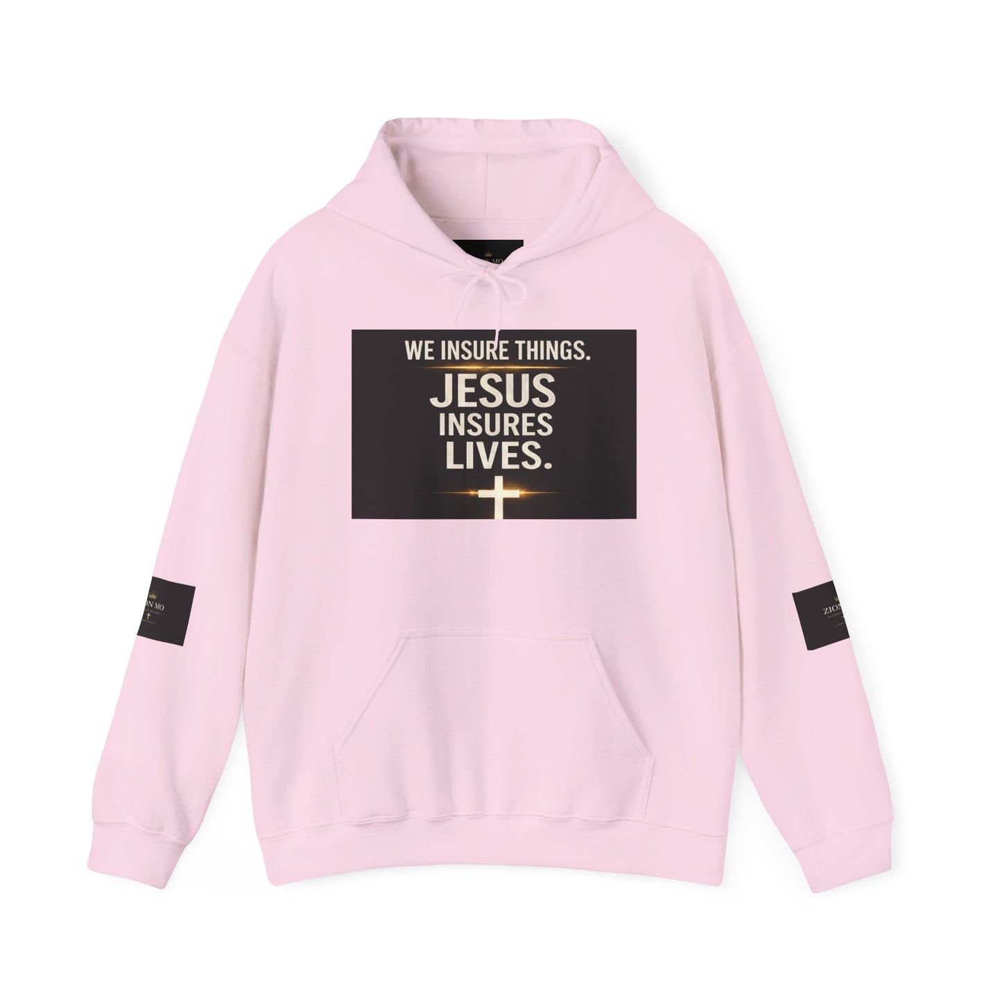 Jesus Insures Lives hoodie | Christian faith sweatshirt, be good back print