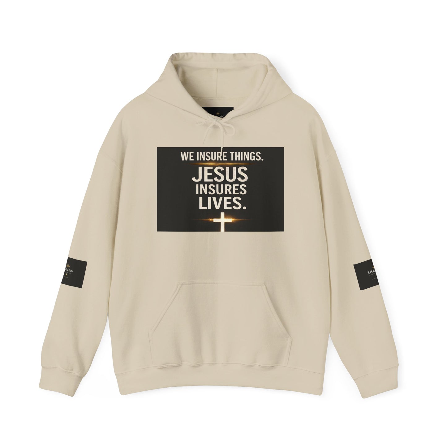 Jesus Insures Lives hoodie | Christian faith sweatshirt, be good back print