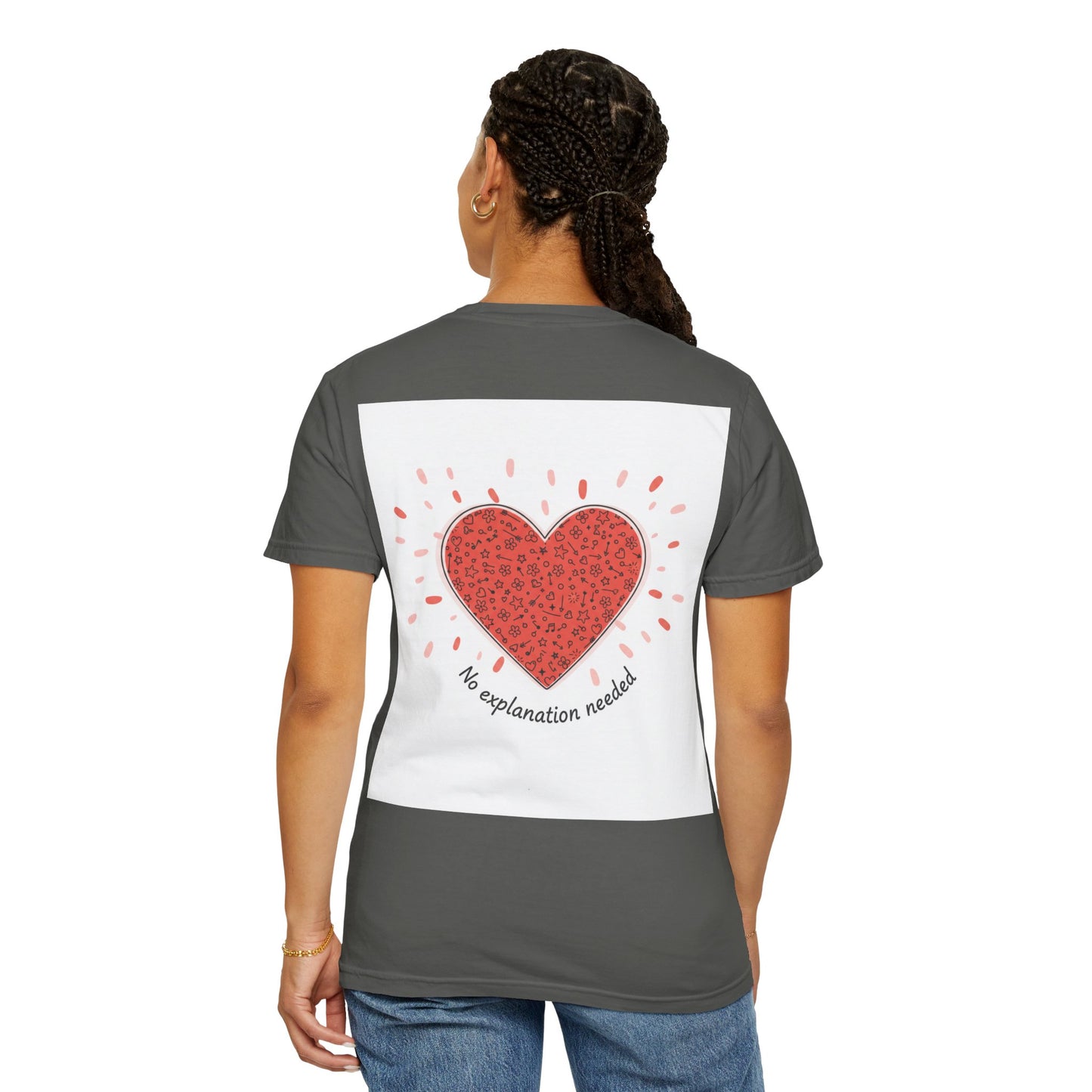 I’m Yours 120% T-Shirt — Heart Graphic “No Explanation Needed” Valentine Tee