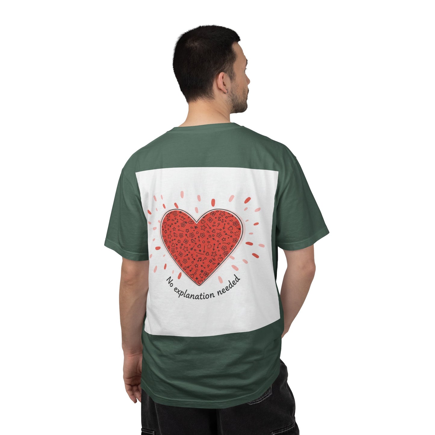 I’m Yours 120% T-Shirt — Heart Graphic “No Explanation Needed” Valentine Tee