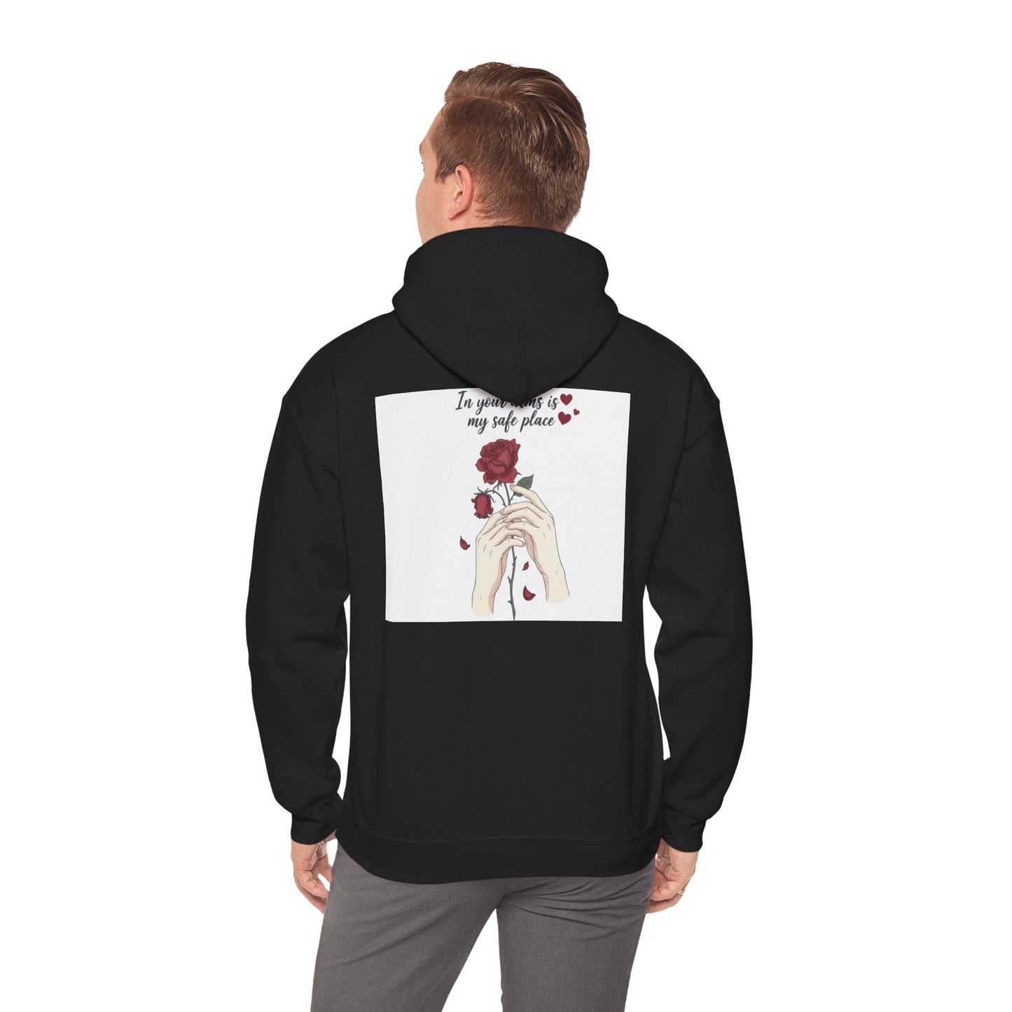 Cozy Bird Nest Hoodie — "Home Is My Safe Place" Comfort Sweatshirt