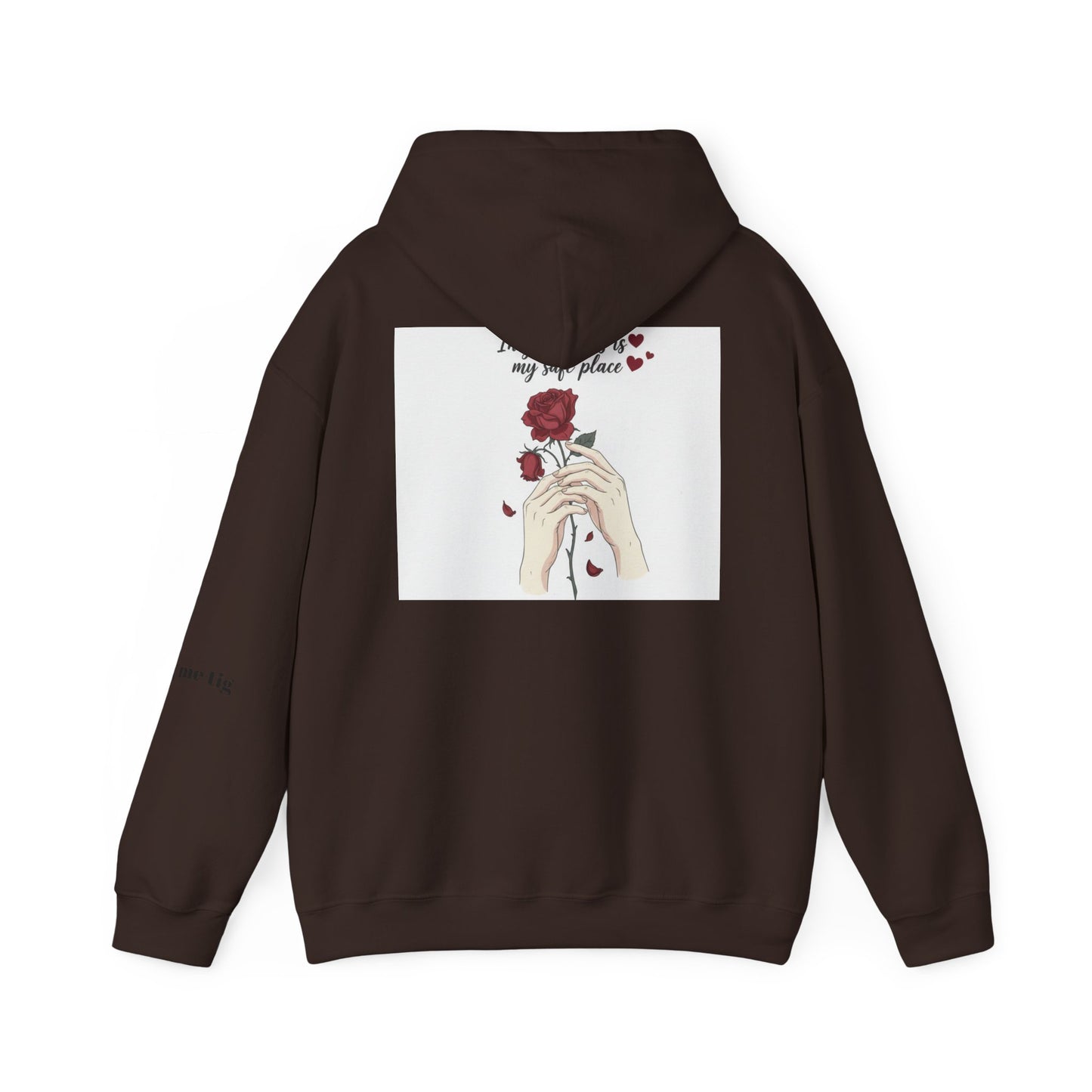 Cozy Bird Nest Hoodie — "Home Is My Safe Place" Comfort Sweatshirt