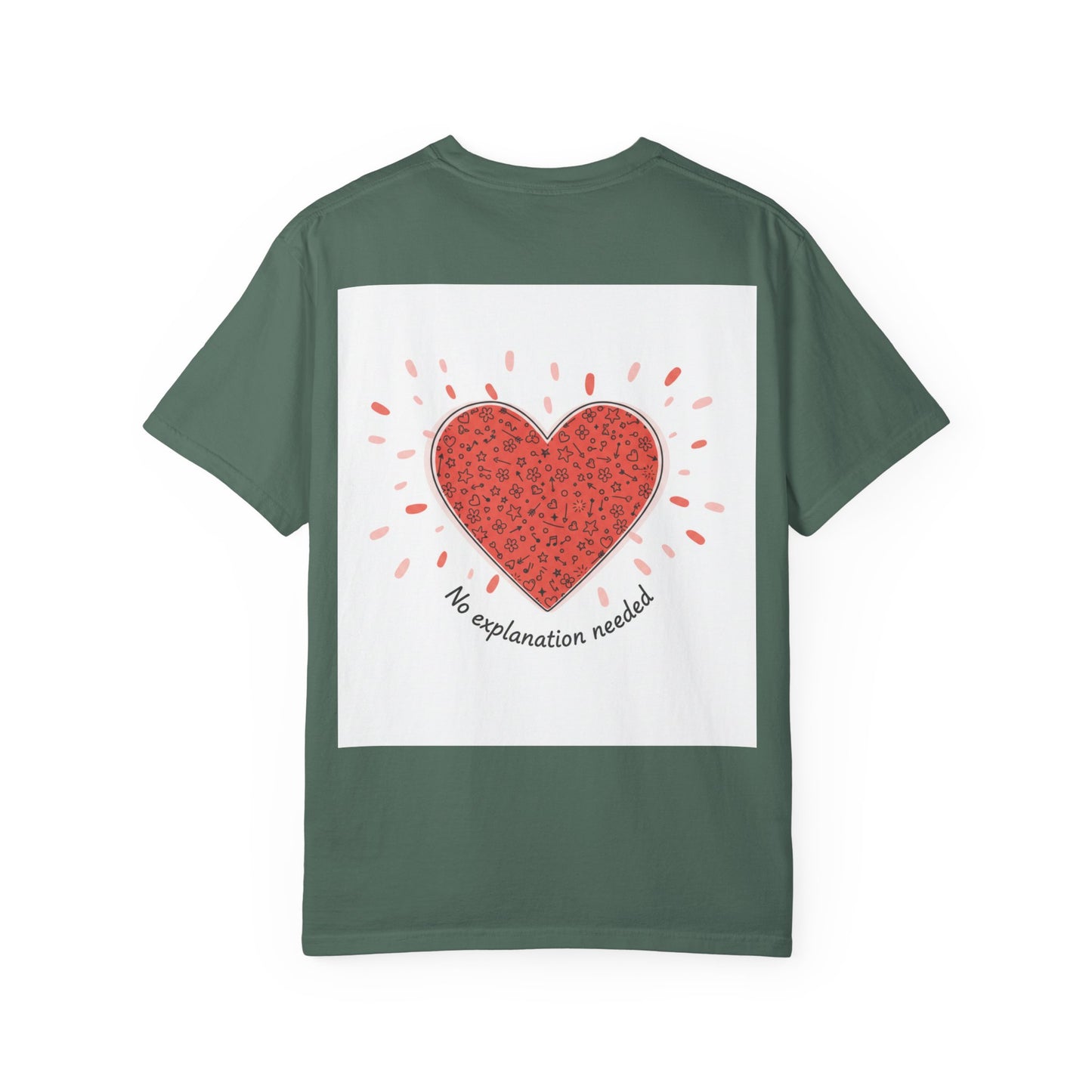 I’m Yours 120% T-Shirt — Heart Graphic “No Explanation Needed” Valentine Tee